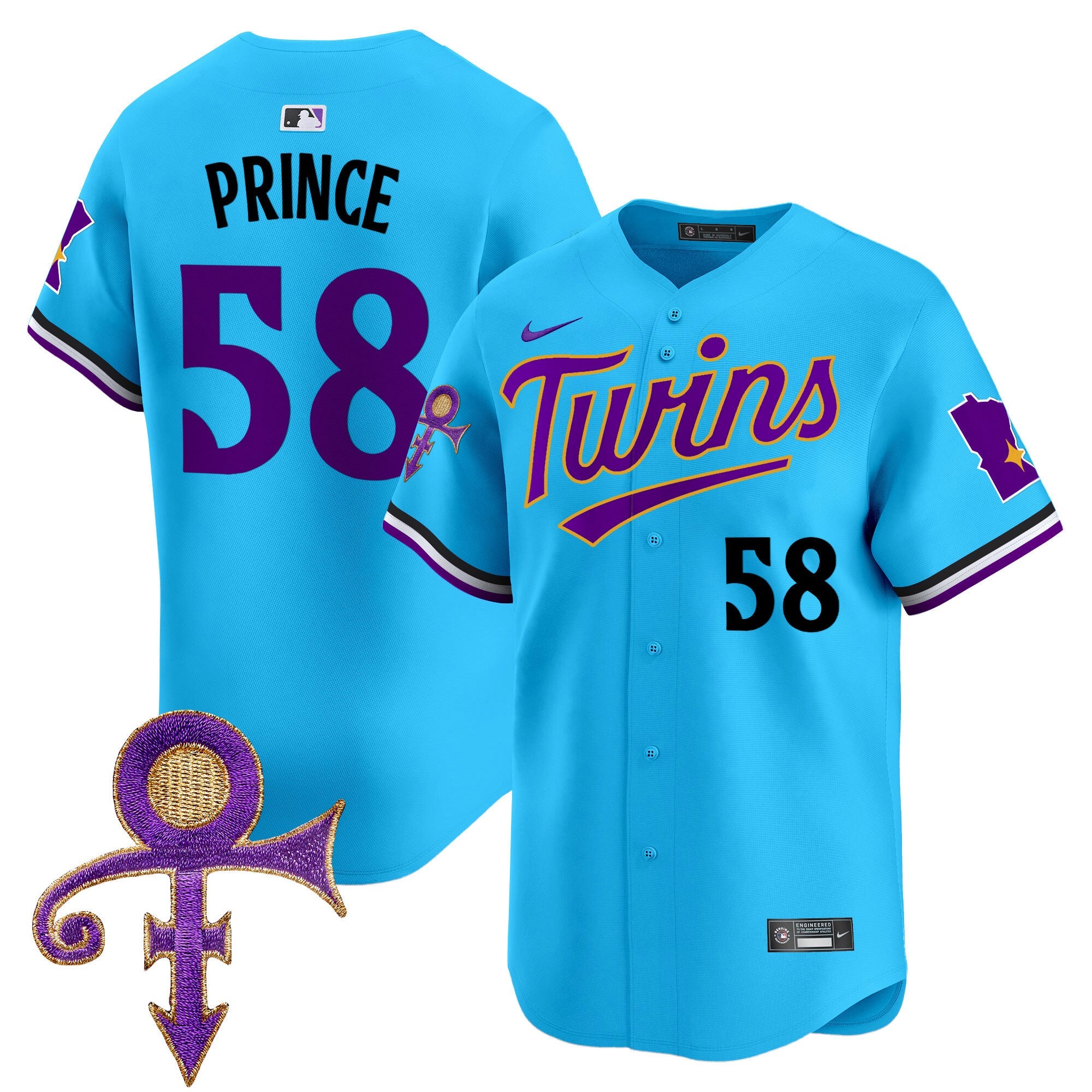 Men’s Minnesota Prince Patch Vapor Premier Limited Jersey V3