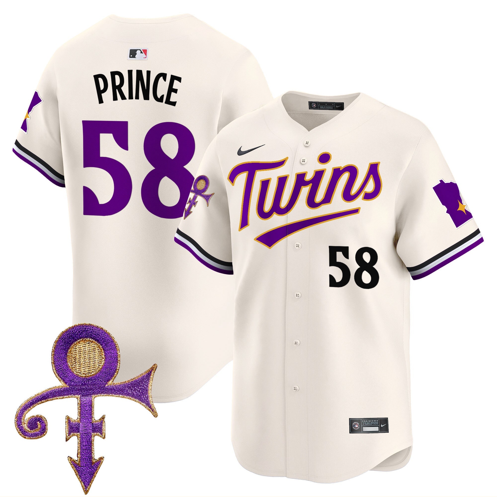 Men’s Minnesota Prince Patch Vapor Premier Limited Jersey V3