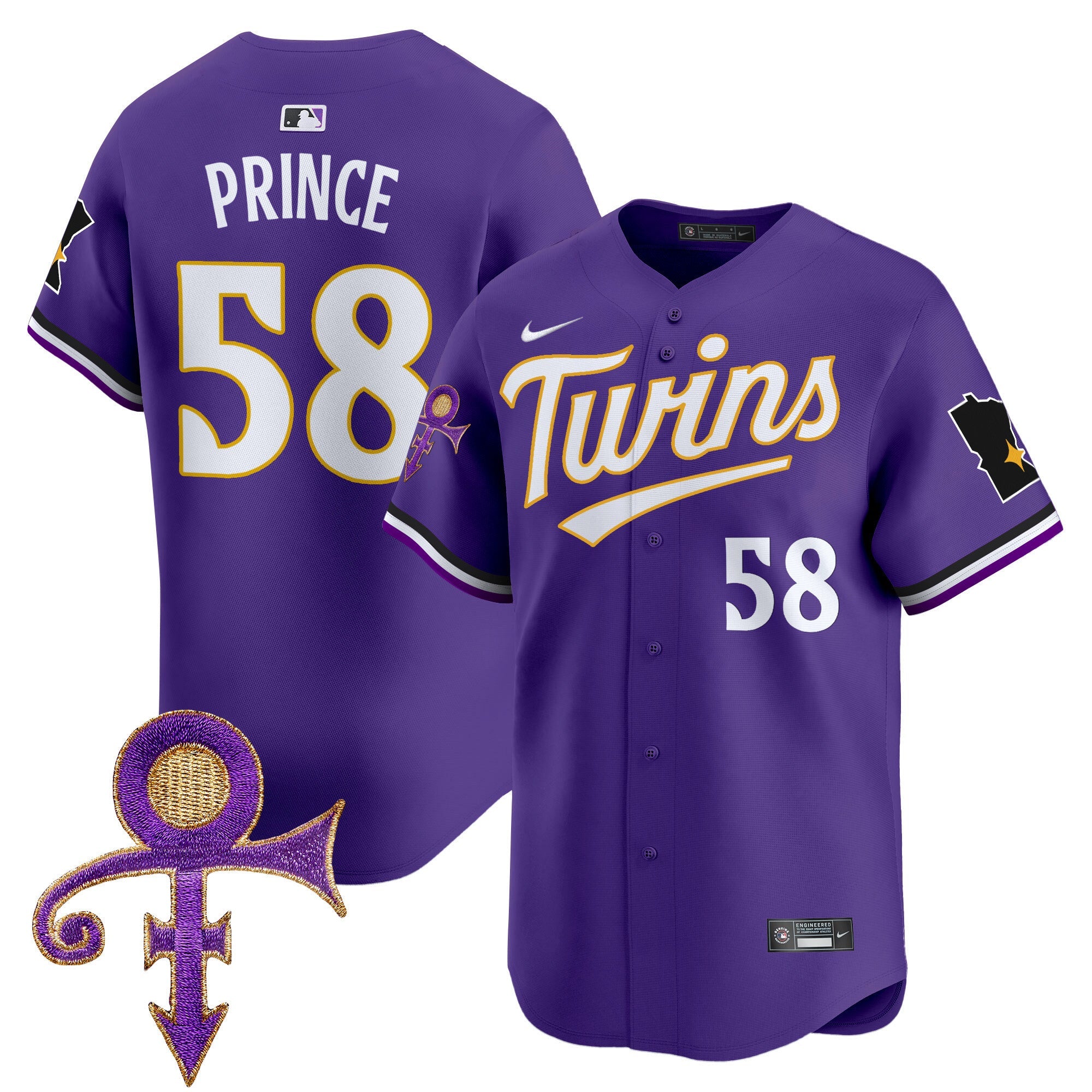 Men’s Minnesota Prince Patch Vapor Premier Limited Jersey V3