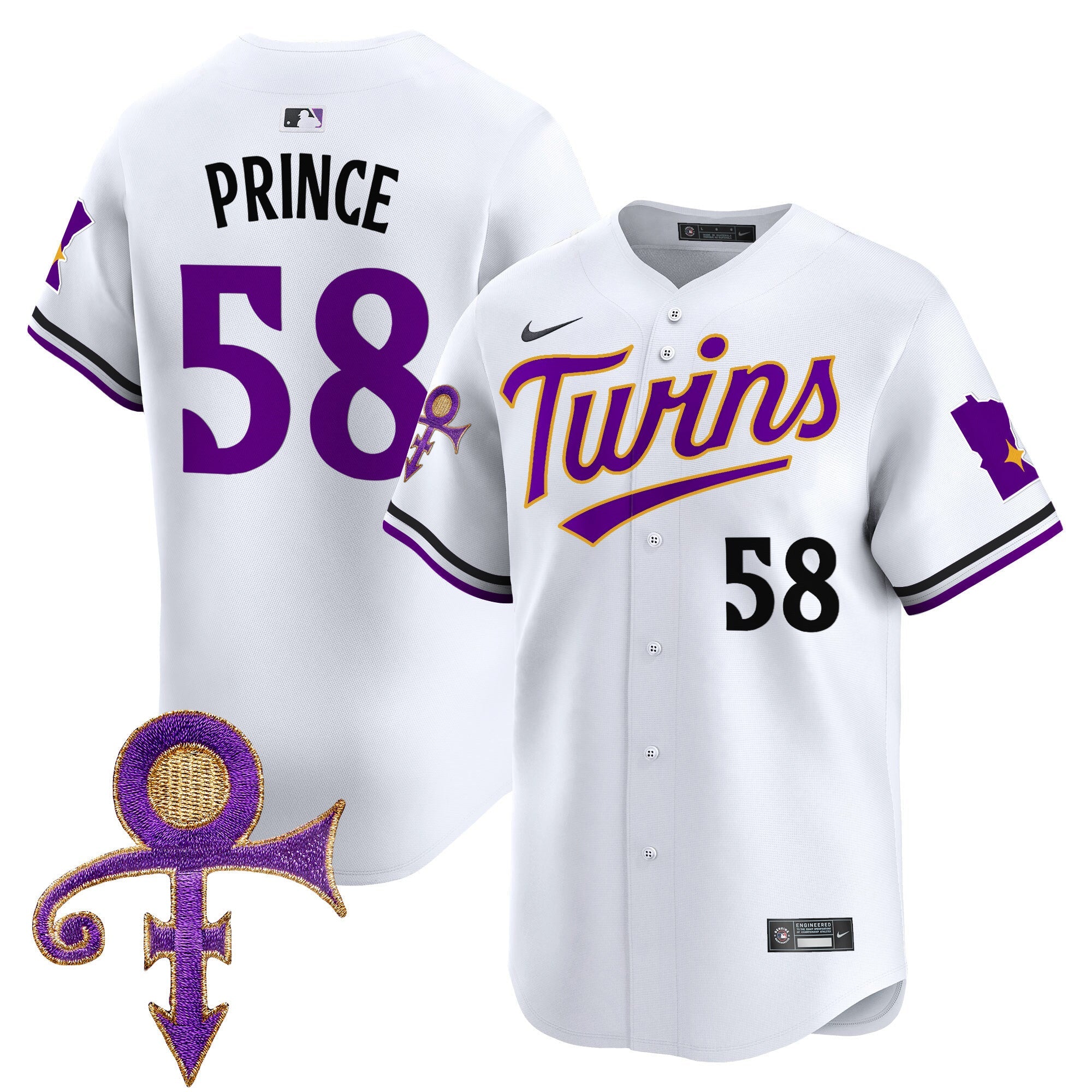 Men’s Minnesota Prince Patch Vapor Premier Limited Jersey V3