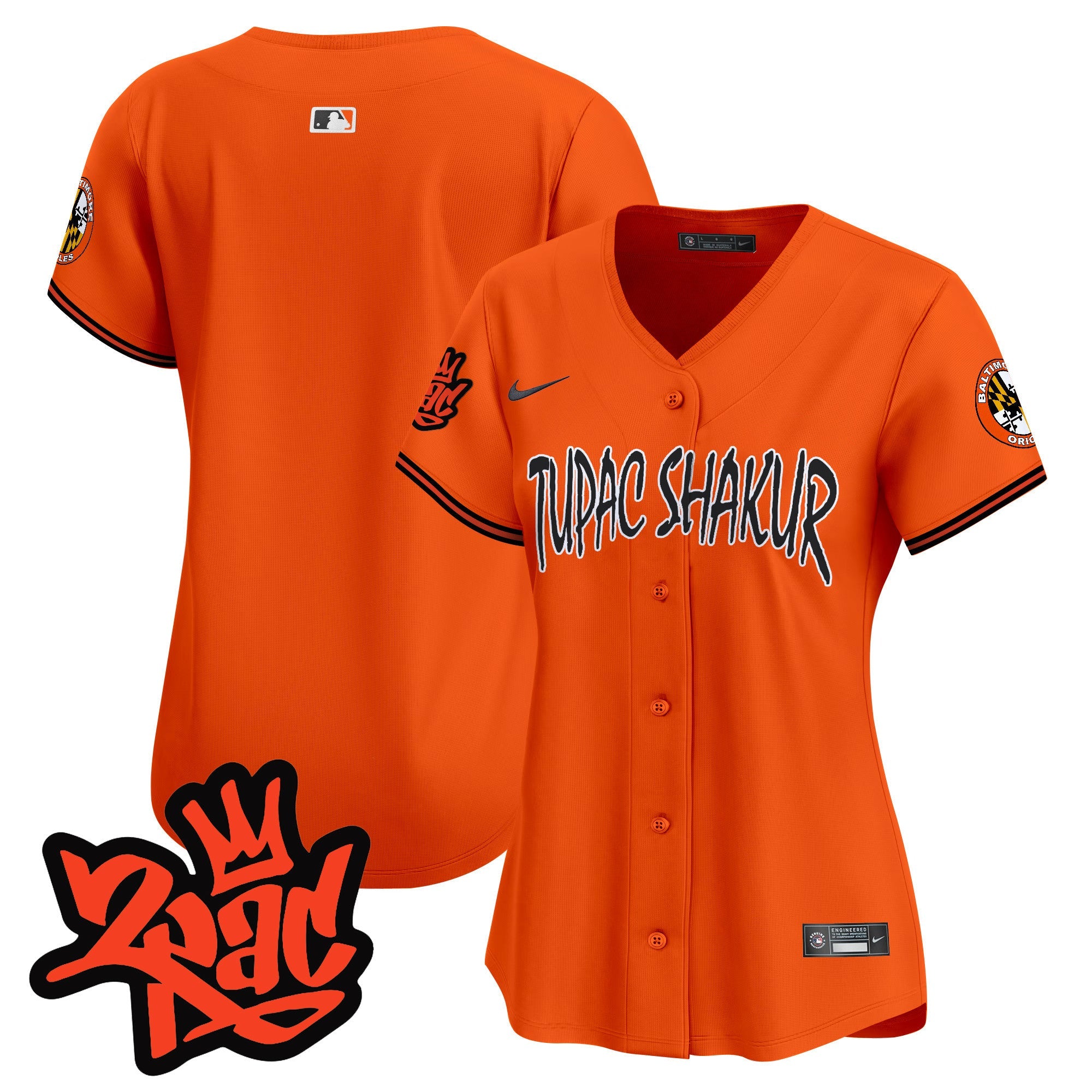 Women’s Baltimore Tupac Shakur Vapor Premier Limited Jersey