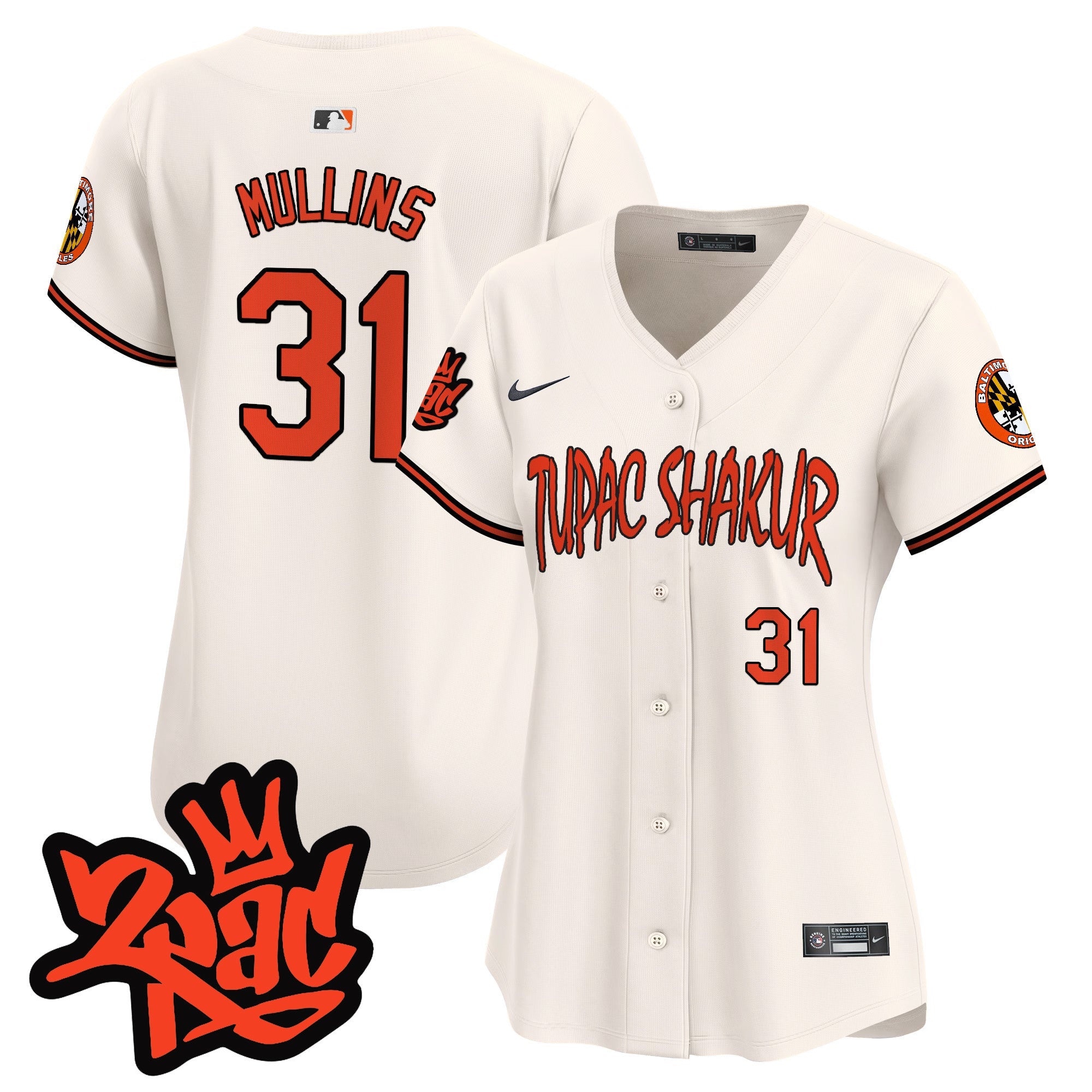 Women’s Baltimore Tupac Shakur Vapor Premier Limited Jersey