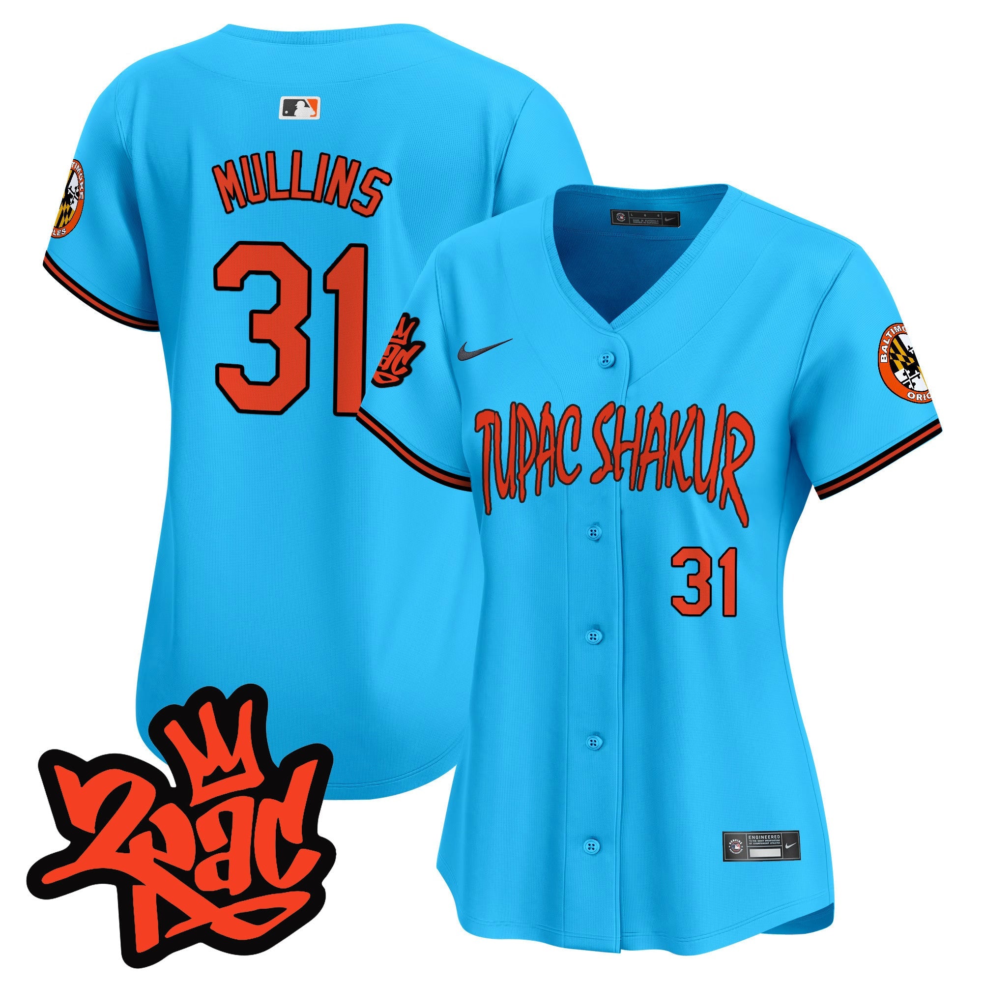 Women’s Baltimore Tupac Shakur Vapor Premier Limited Jersey