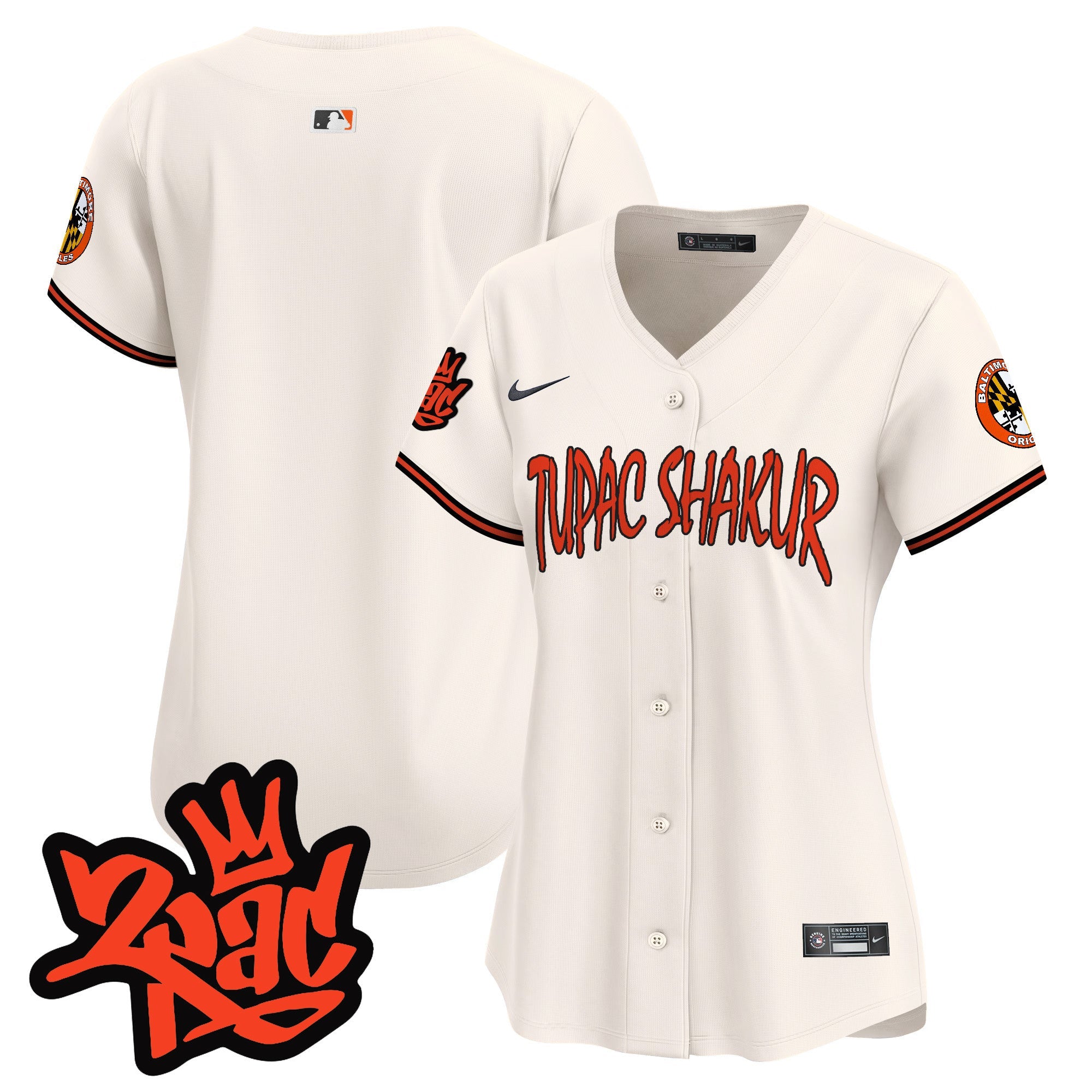 Women’s Baltimore Tupac Shakur Vapor Premier Limited Jersey