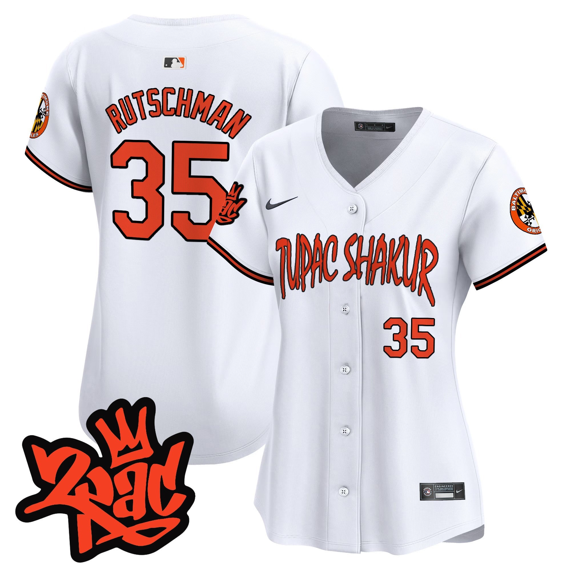 Women’s Baltimore Tupac Shakur Vapor Premier Limited Jersey