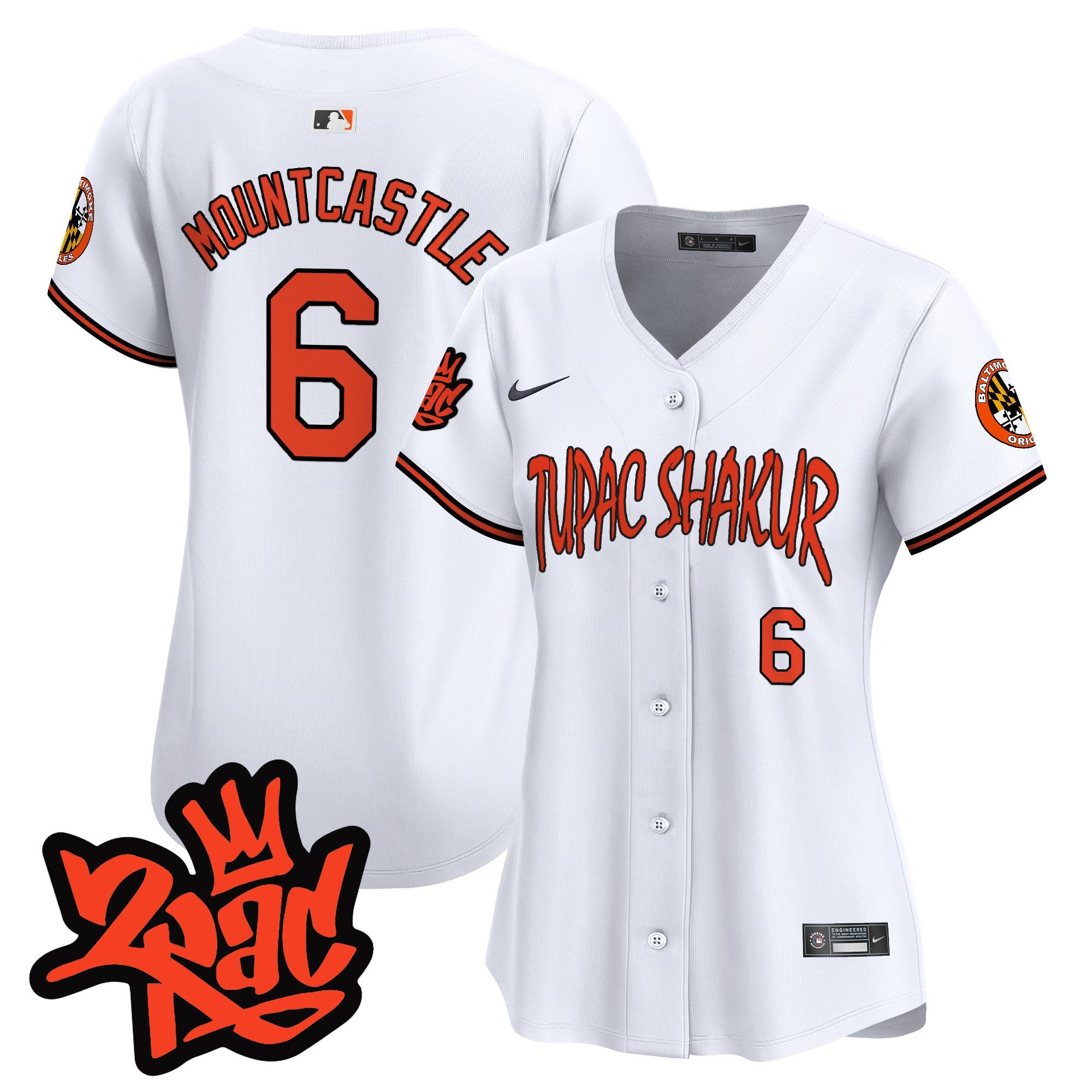 Women’s Baltimore Tupac Shakur Vapor Premier Limited Jersey