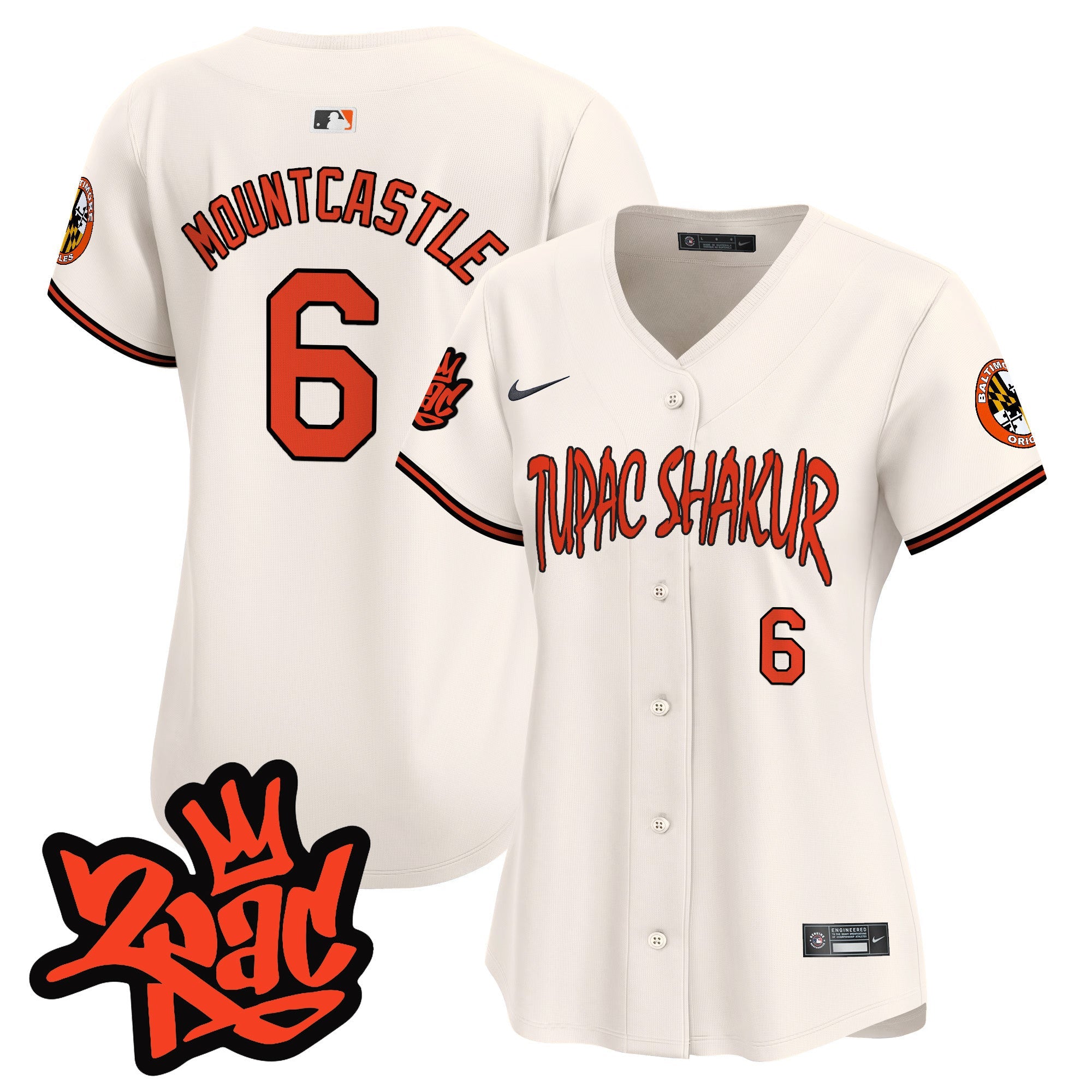 Women’s Baltimore Tupac Shakur Vapor Premier Limited Jersey