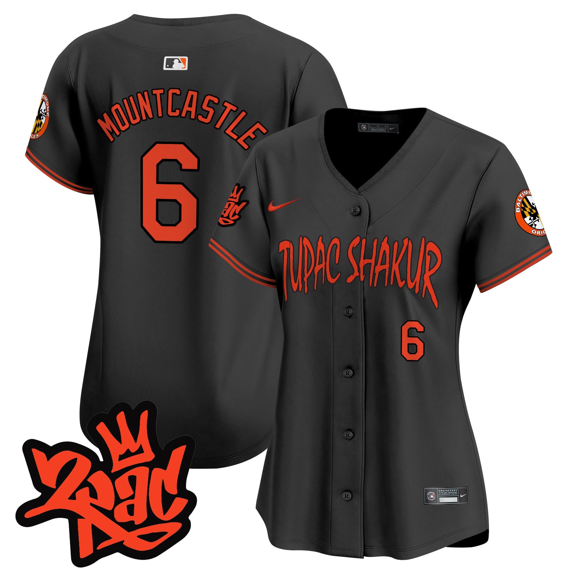 Women’s Baltimore Tupac Shakur Vapor Premier Limited Jersey