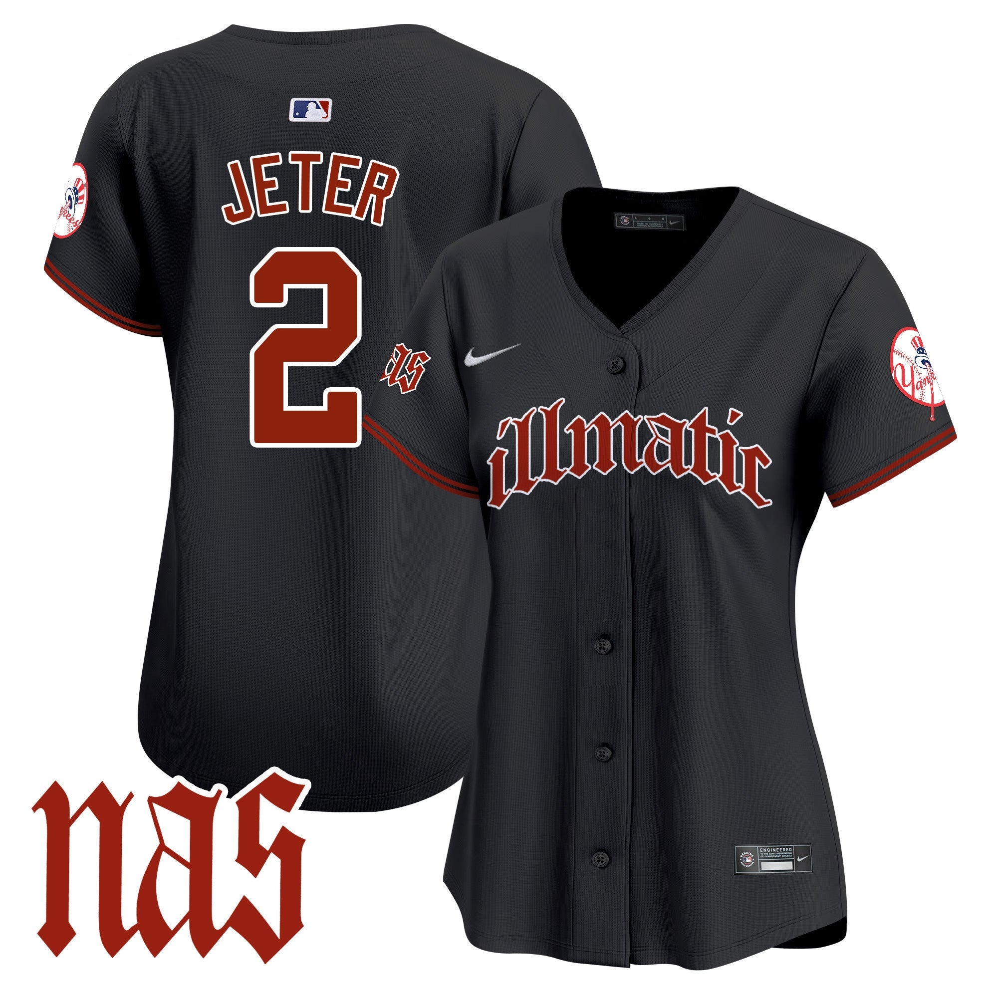 Women’s New York Nas Illmatic Vapor Premier Limited Jersey