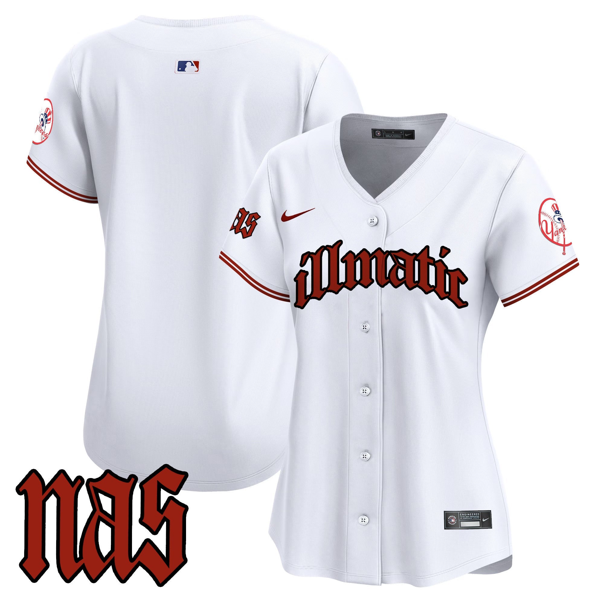 Women’s New York Nas Illmatic Vapor Premier Limited Jersey