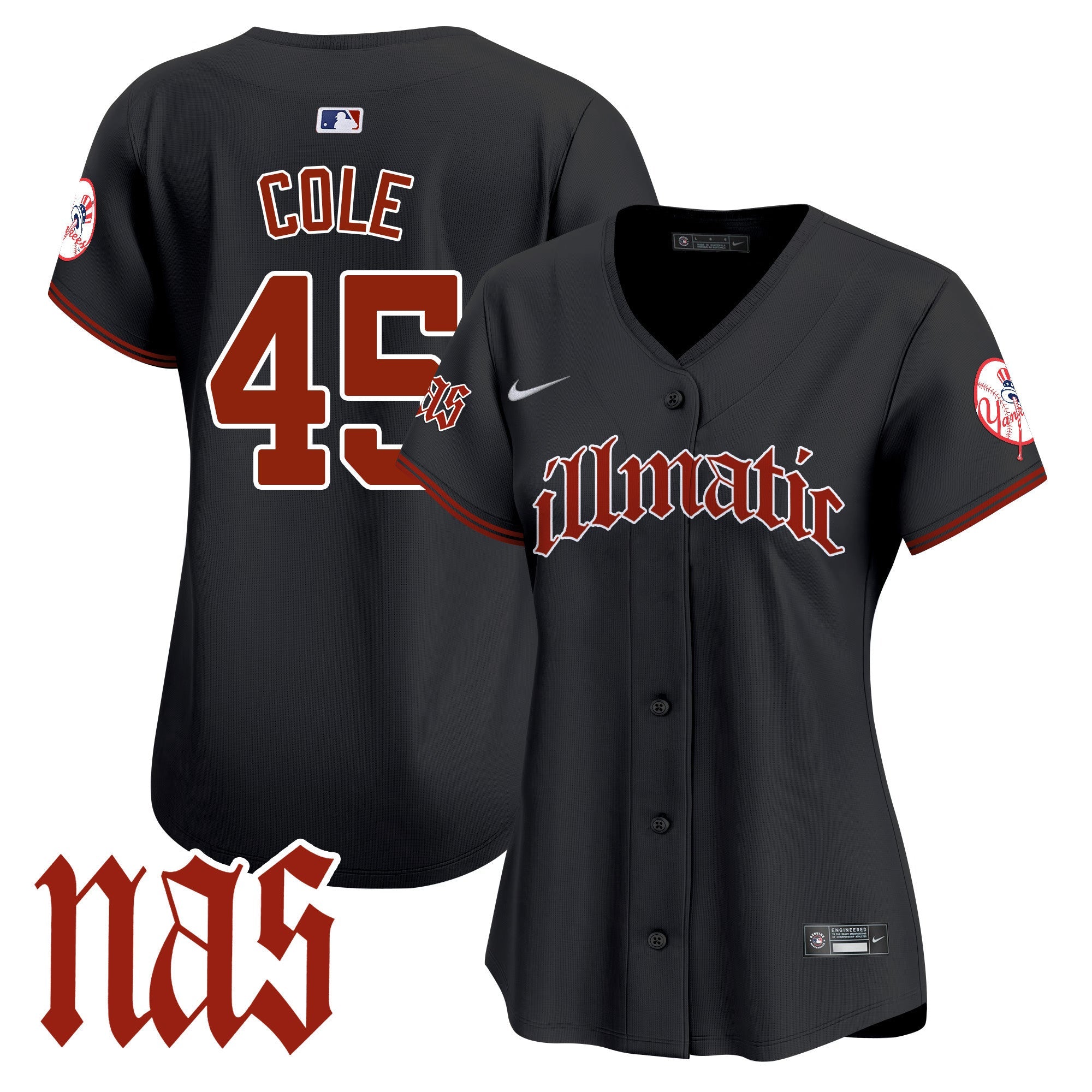 Women’s New York Nas Illmatic Vapor Premier Limited Jersey