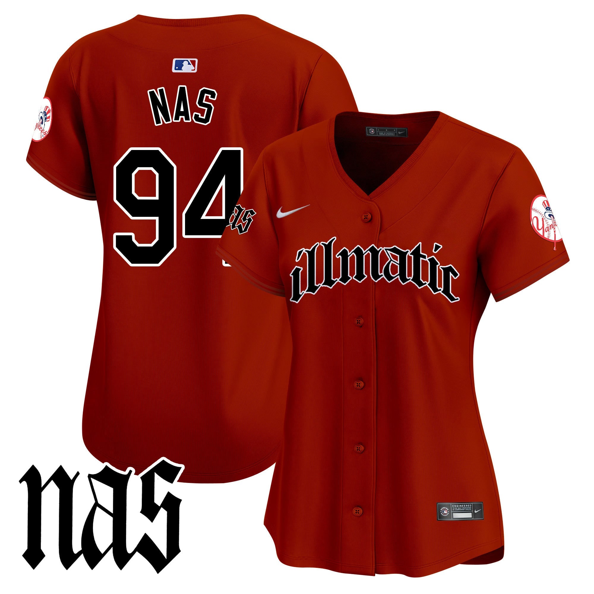 Women’s New York Nas Illmatic Vapor Premier Limited Jersey