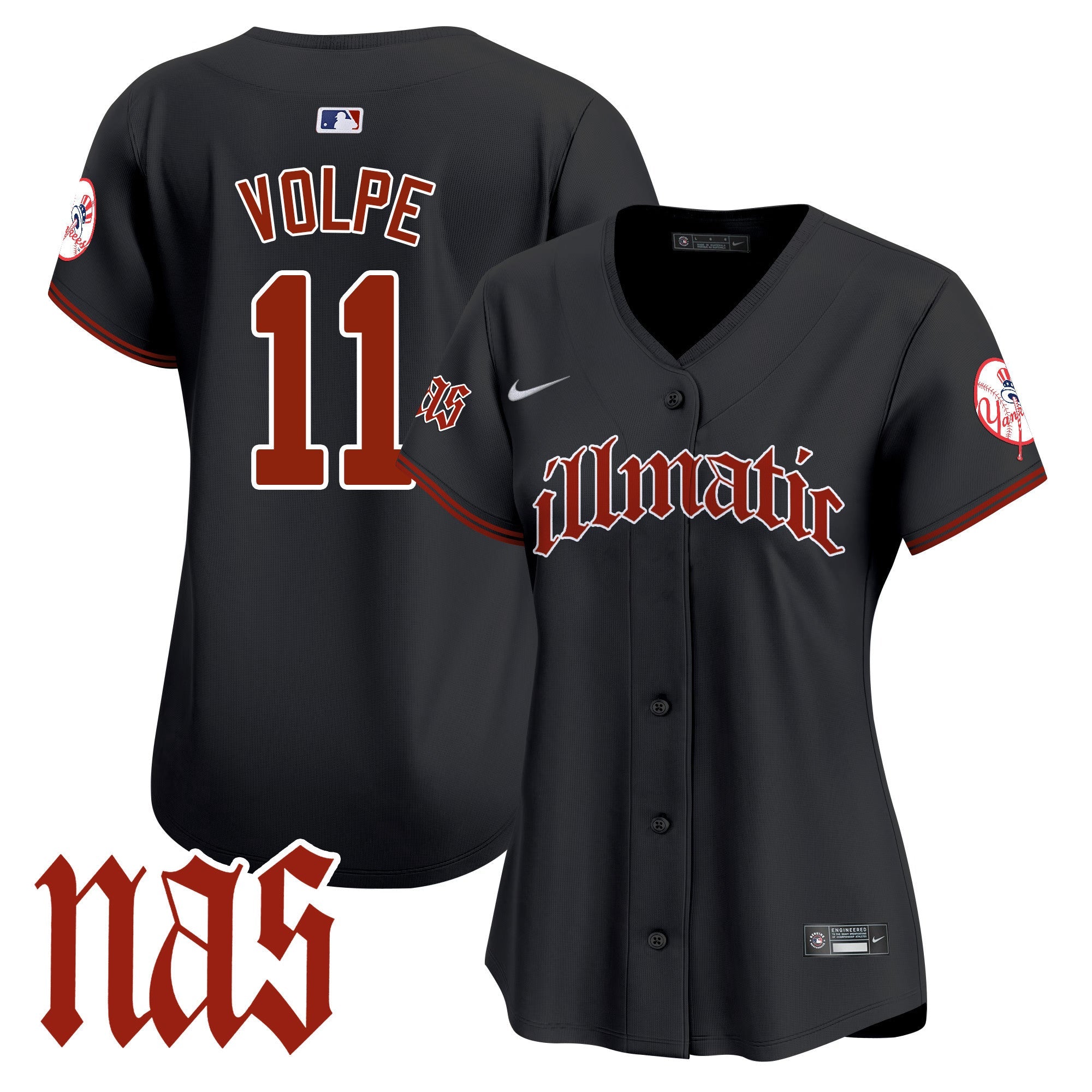 Women’s New York Nas Illmatic Vapor Premier Limited Jersey