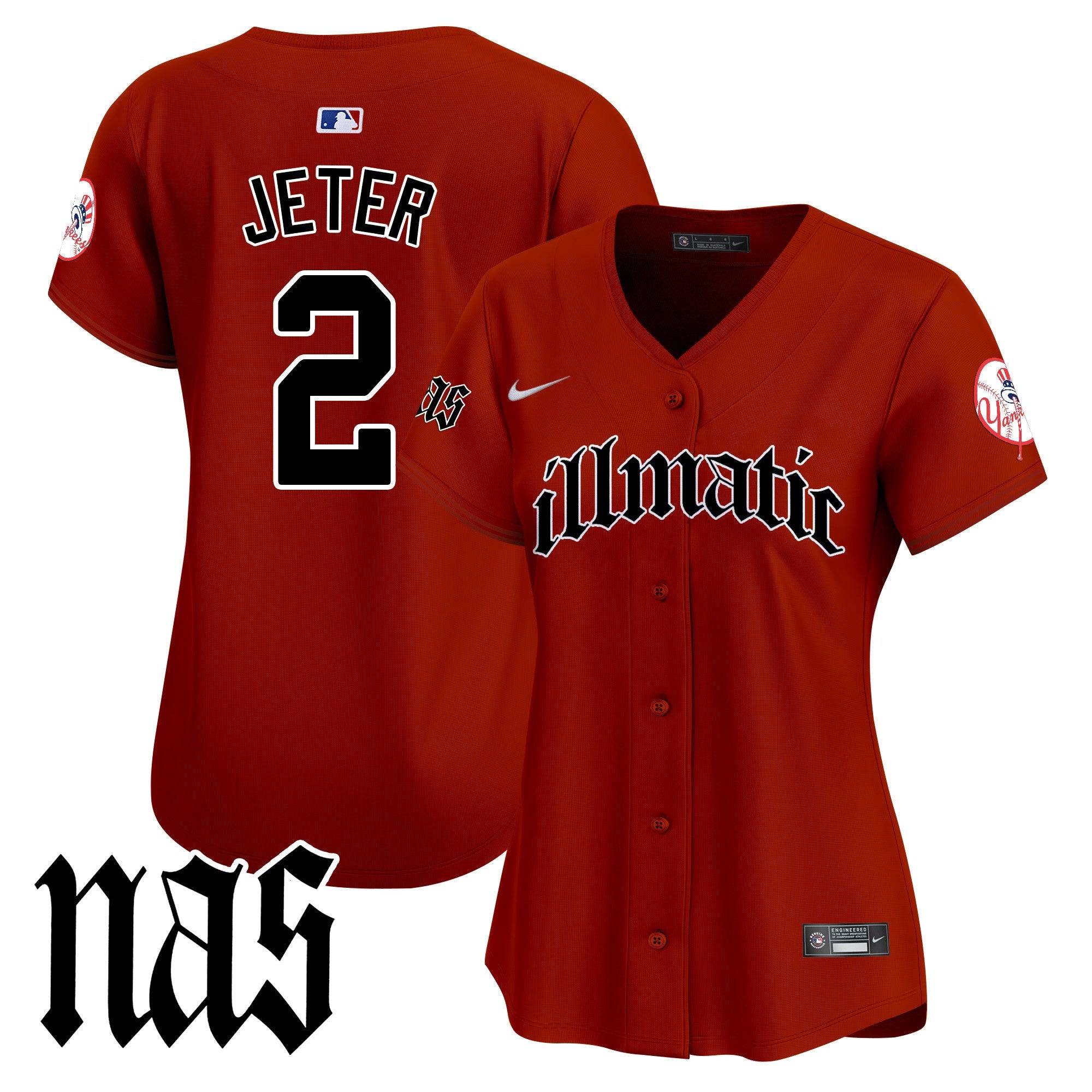 Women’s New York Nas Illmatic Vapor Premier Limited Jersey
