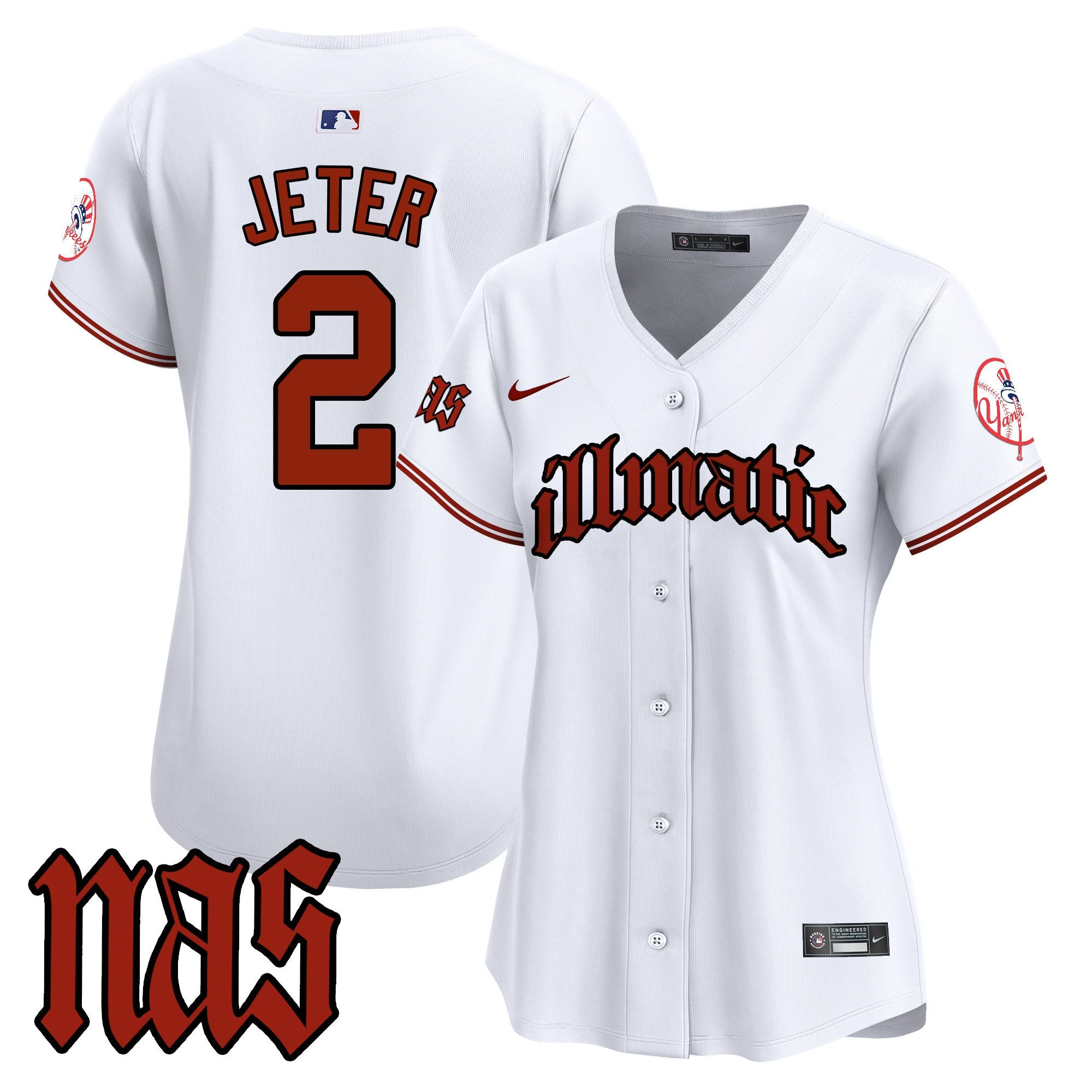 Women’s New York Nas Illmatic Vapor Premier Limited Jersey