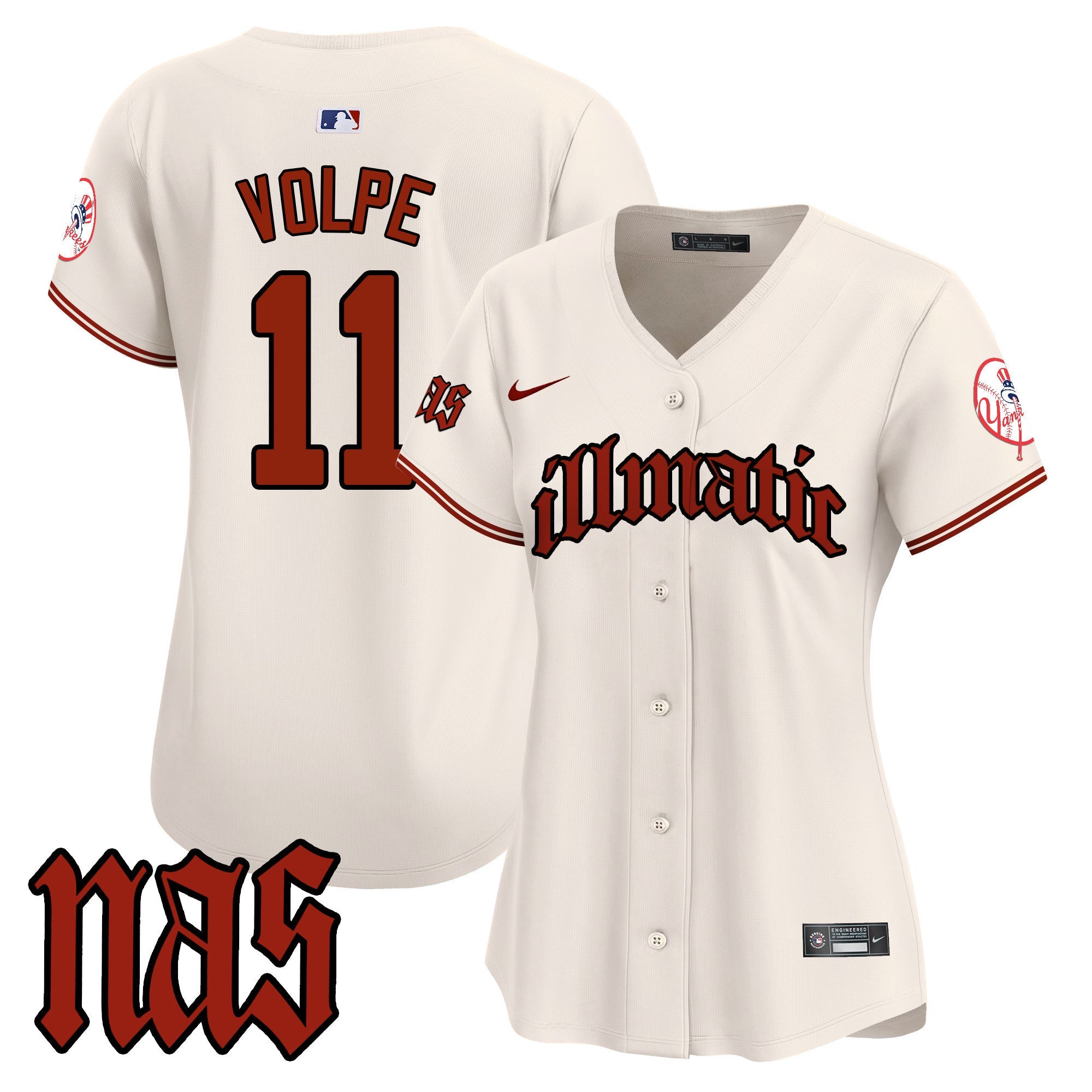 Women’s New York Nas Illmatic Vapor Premier Limited Jersey