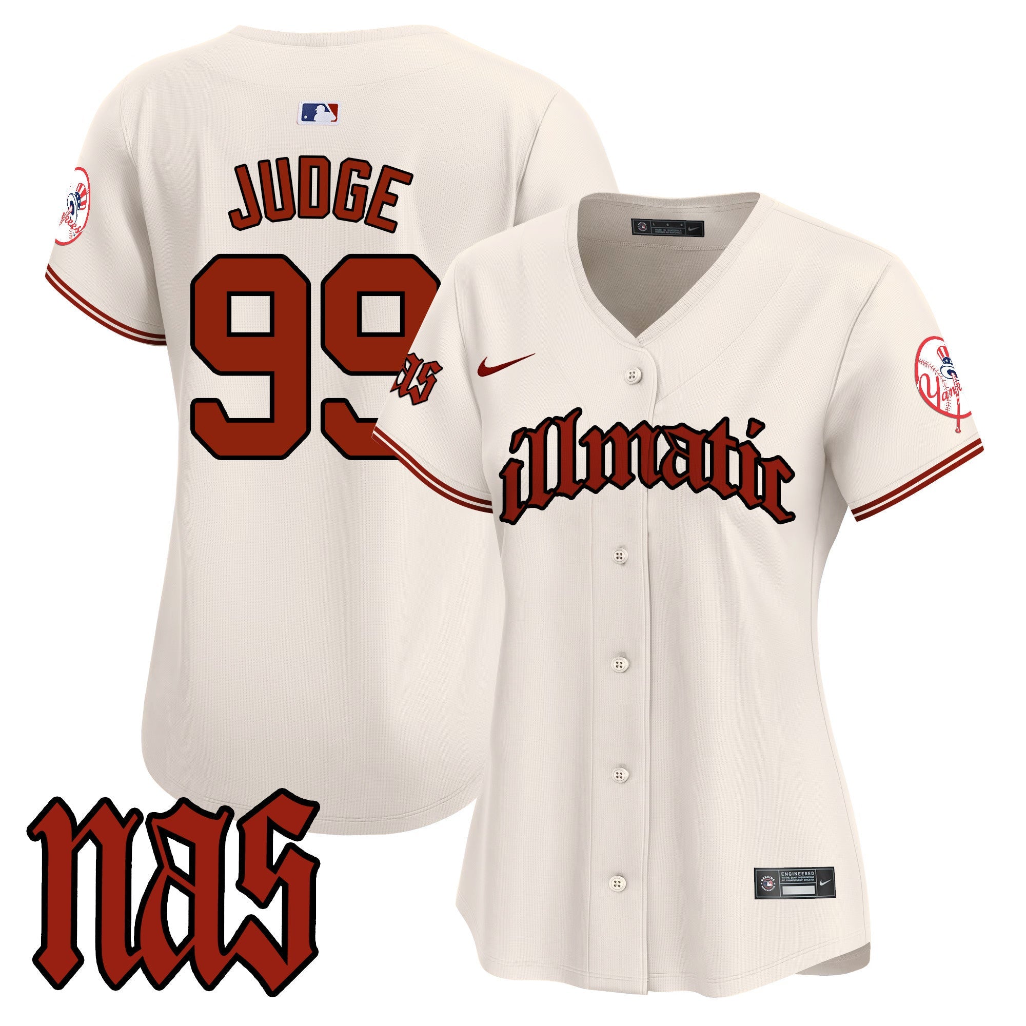 Women’s New York Nas Illmatic Vapor Premier Limited Jersey