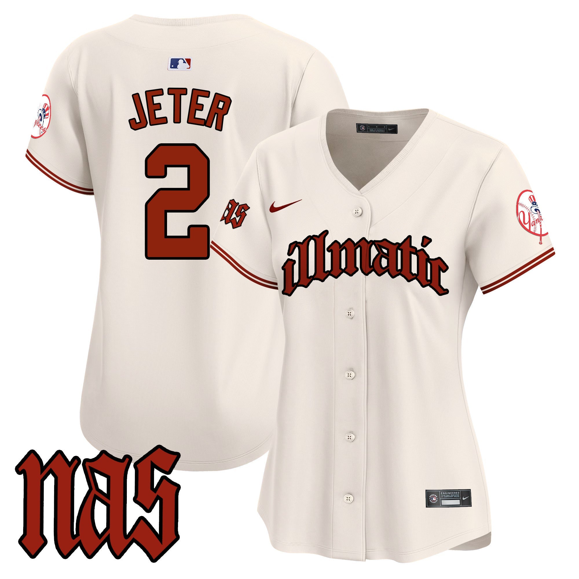 Women’s New York Nas Illmatic Vapor Premier Limited Jersey