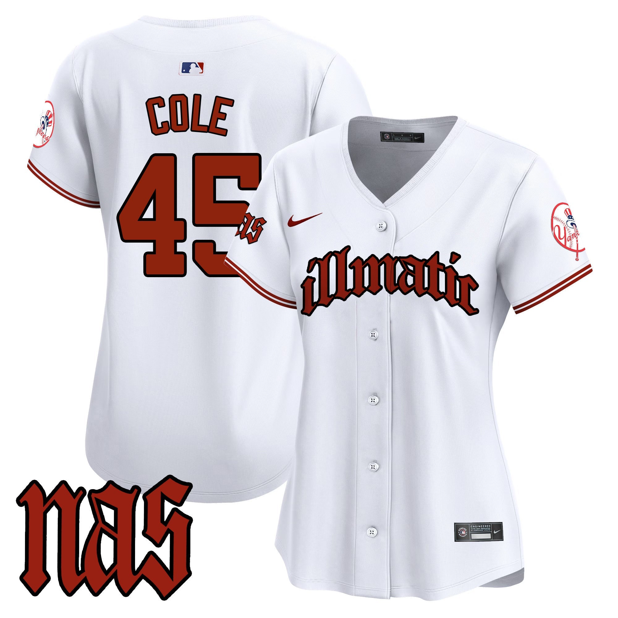 Women’s New York Nas Illmatic Vapor Premier Limited Jersey