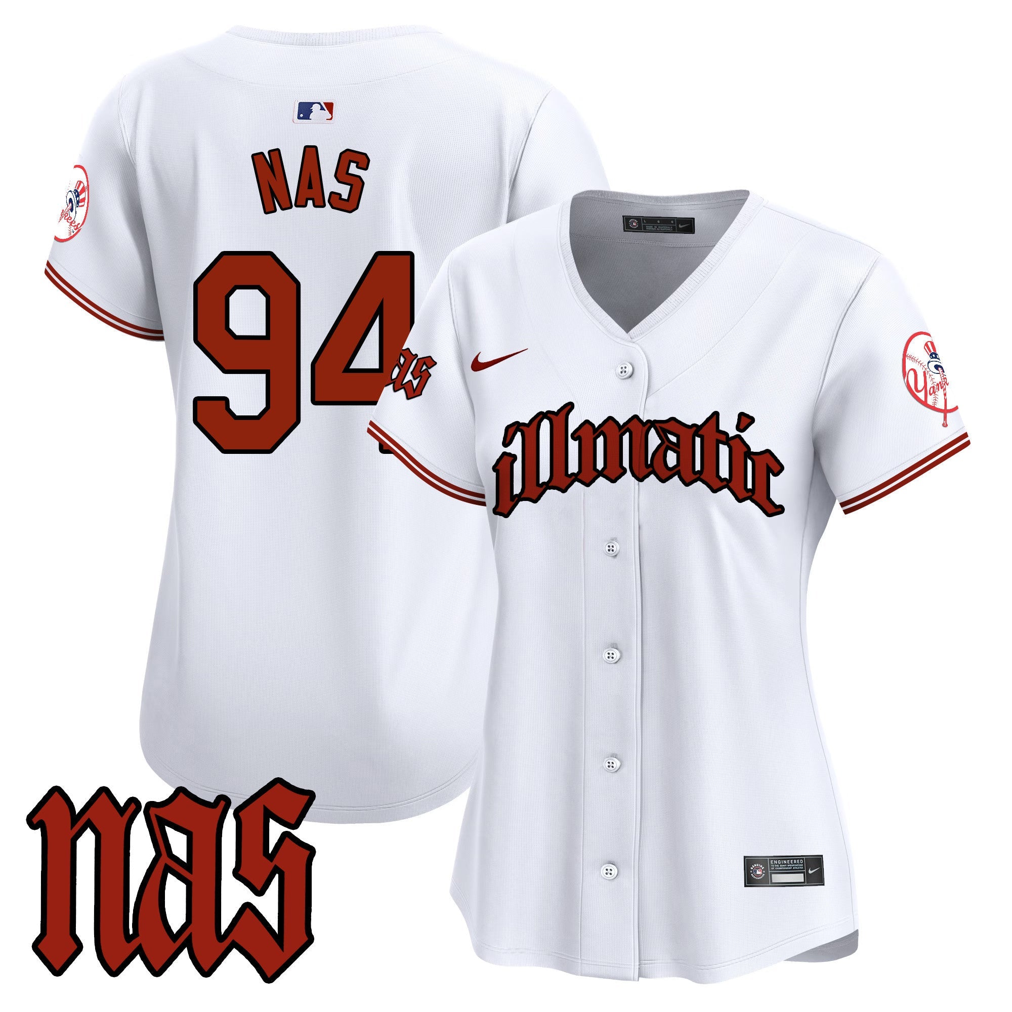 Women’s New York Nas Illmatic Vapor Premier Limited Jersey