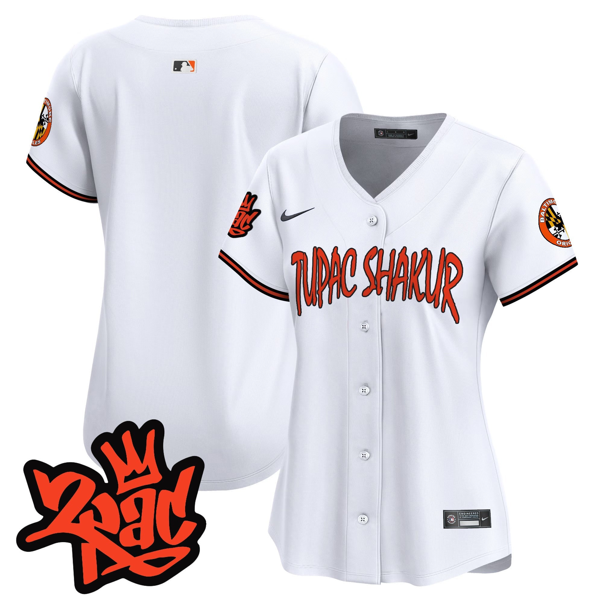 Women’s Baltimore Tupac Shakur Vapor Premier Limited Jersey