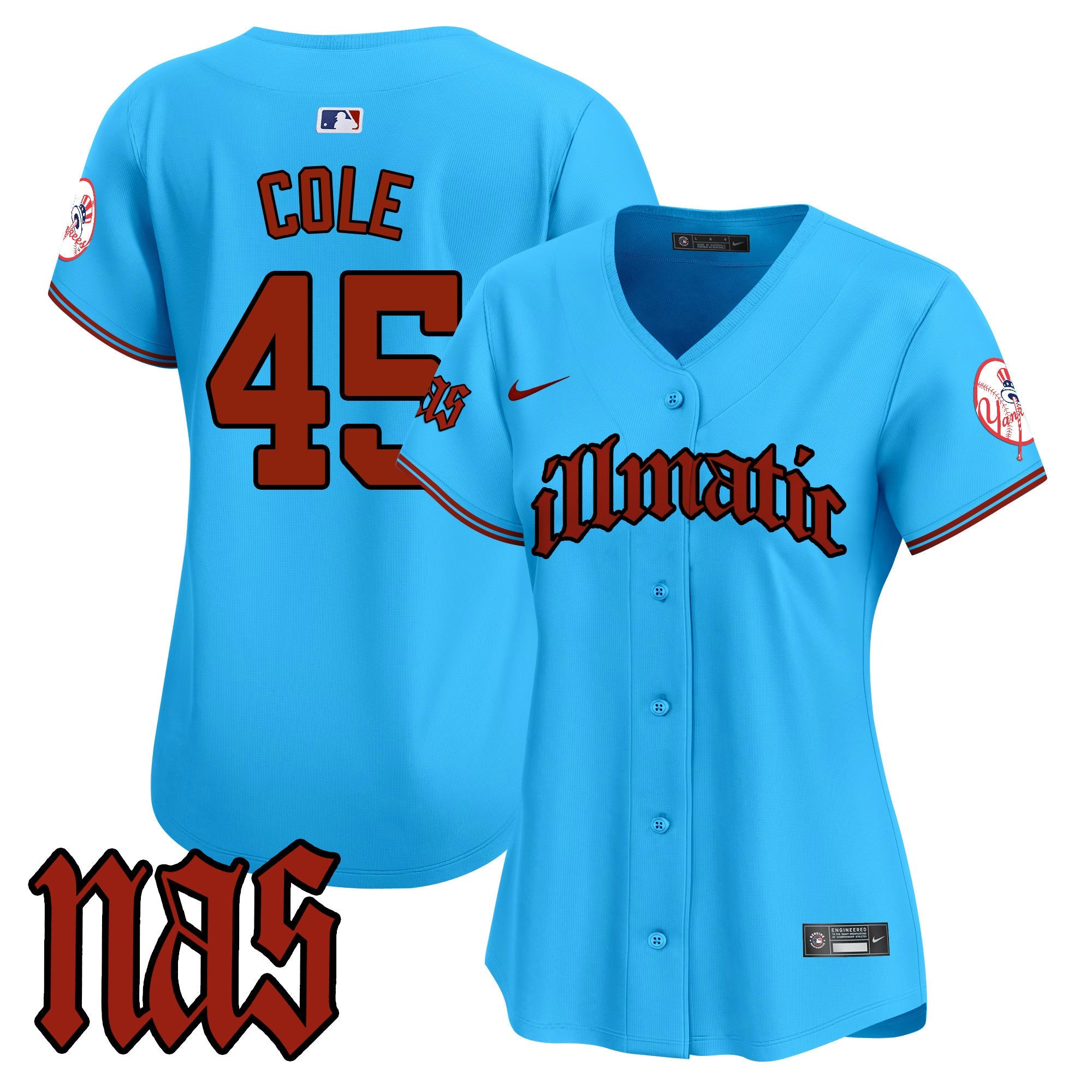 Women’s New York Nas Illmatic Vapor Premier Limited Jersey