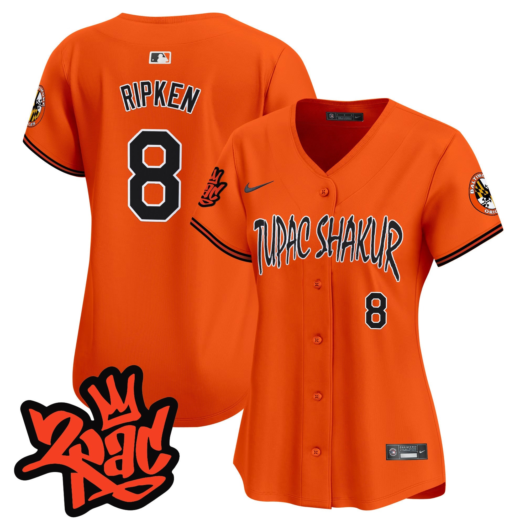Women’s Baltimore Tupac Shakur Vapor Premier Limited Jersey
