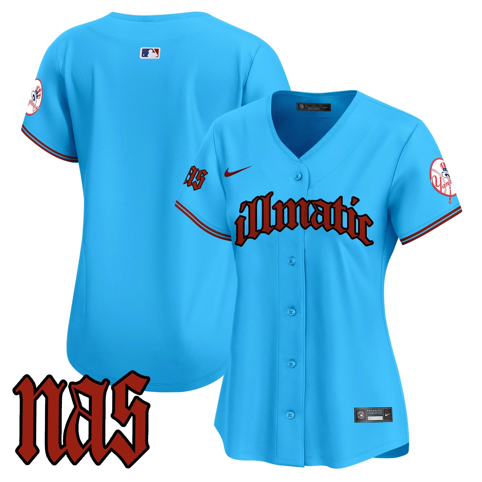 Women’s New York Nas Illmatic Vapor Premier Limited Jersey