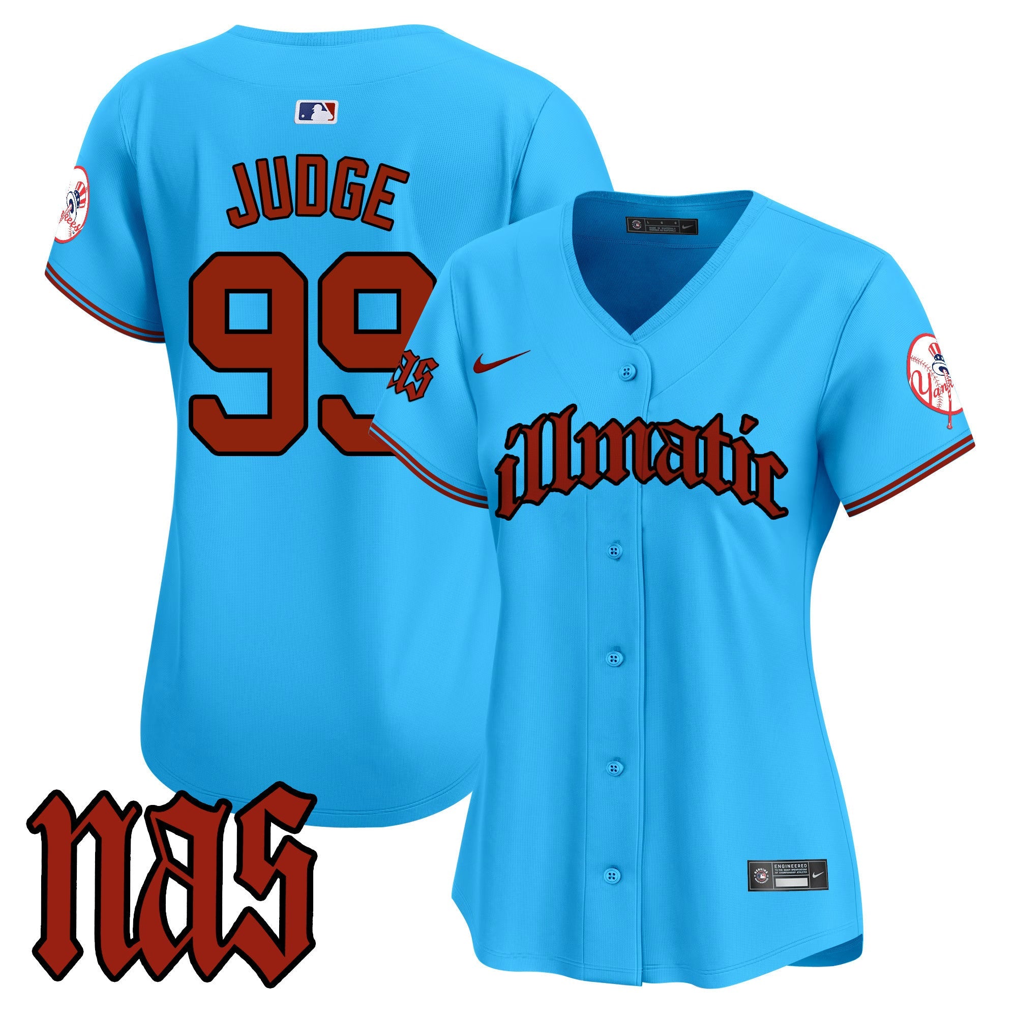 Women’s New York Nas Illmatic Vapor Premier Limited Jersey