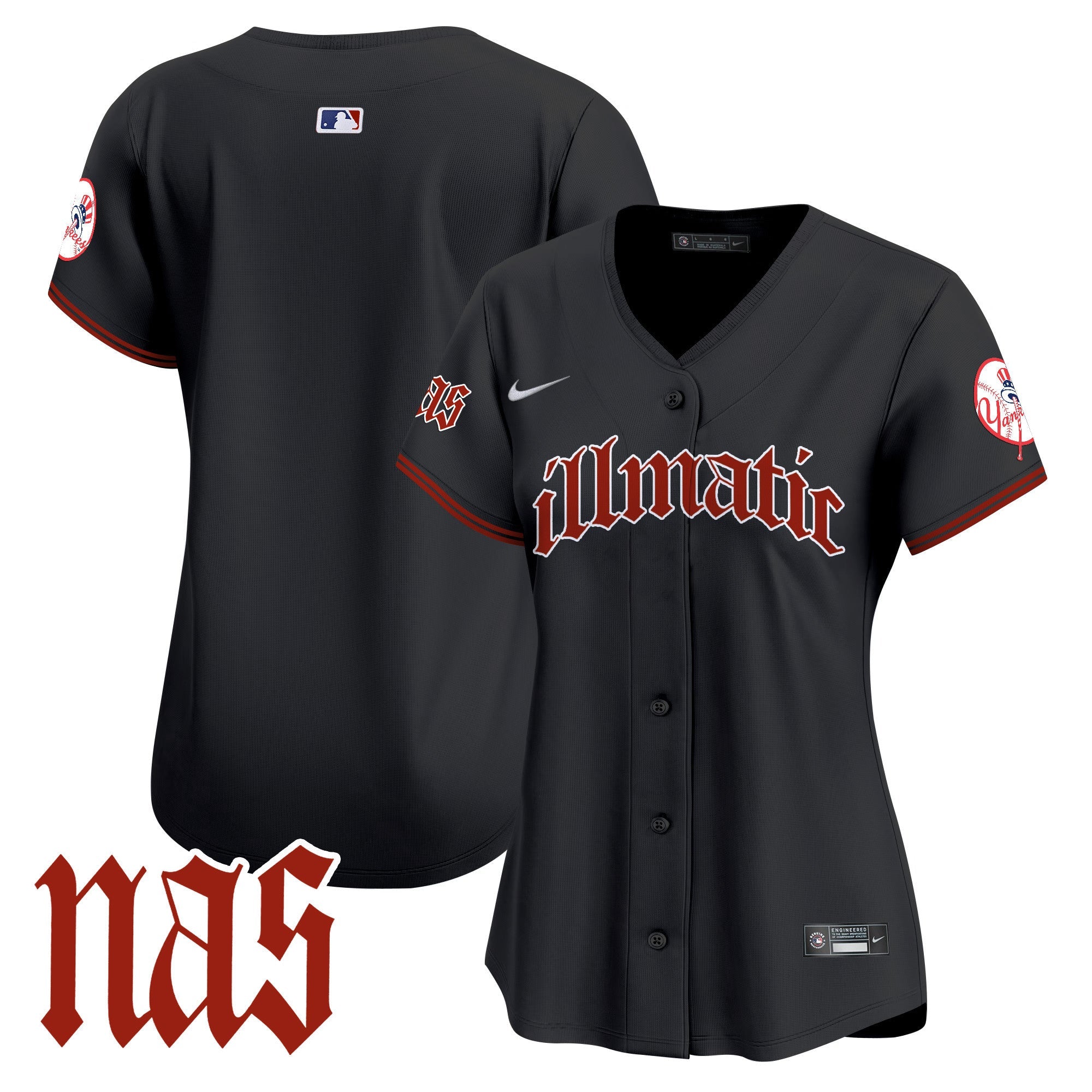 Women’s New York Nas Illmatic Vapor Premier Limited Jersey