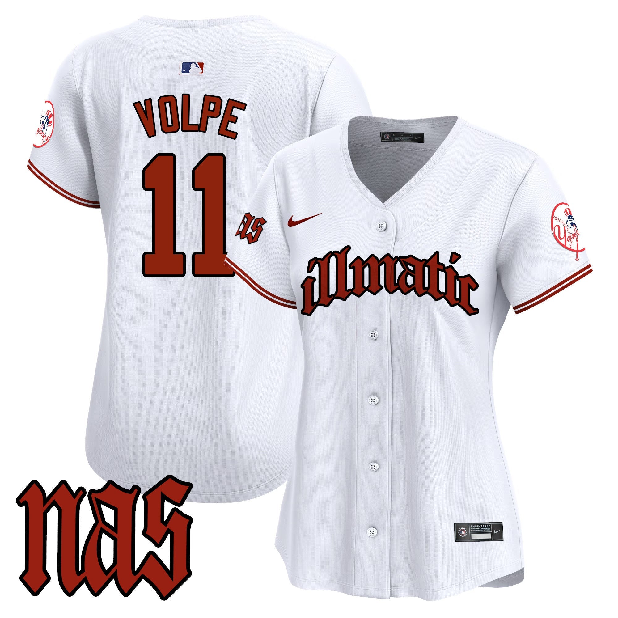 Women’s New York Nas Illmatic Vapor Premier Limited Jersey