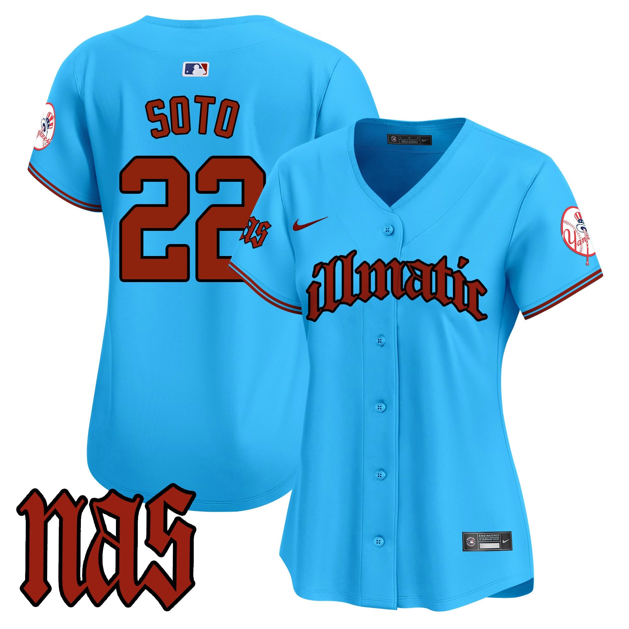 Women’s New York Nas Illmatic Vapor Premier Limited Jersey