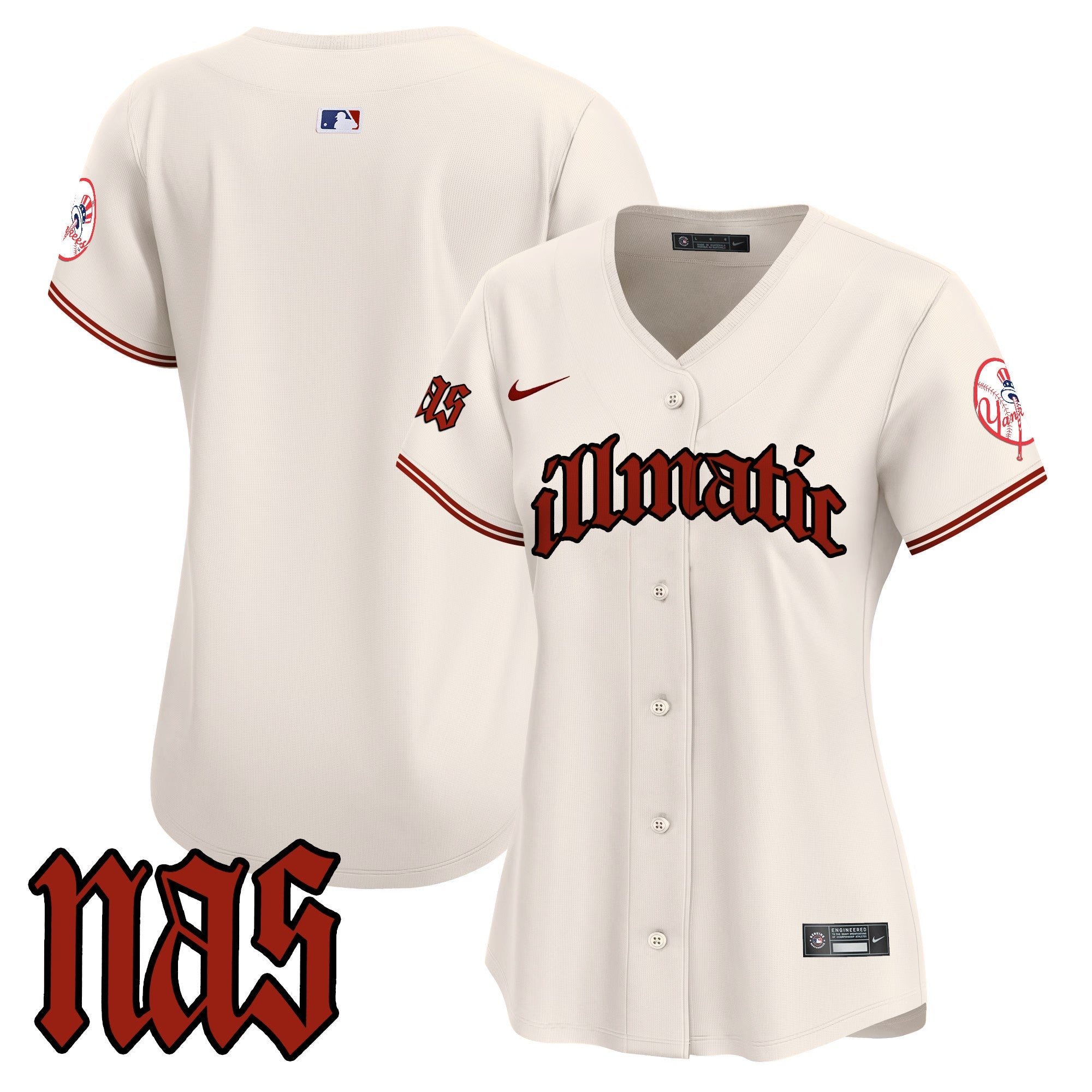 Women’s New York Nas Illmatic Vapor Premier Limited Jersey