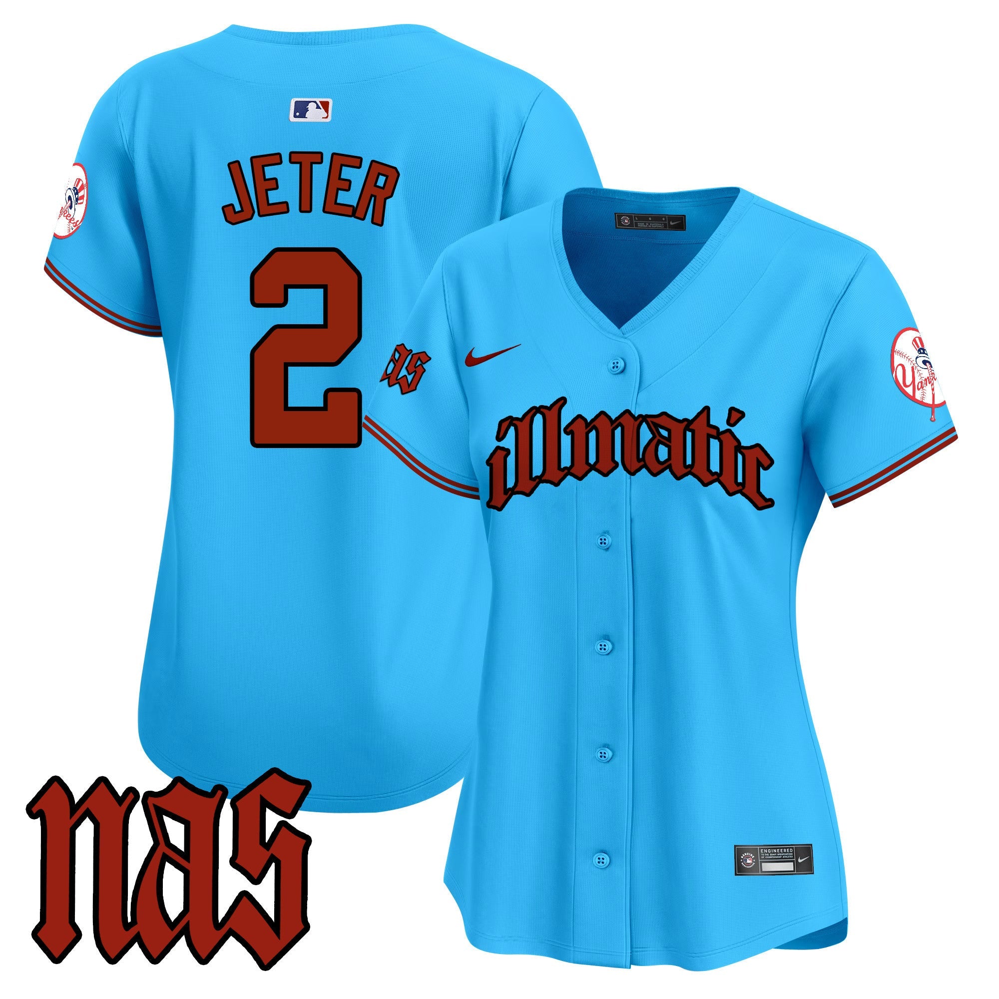 Women’s New York Nas Illmatic Vapor Premier Limited Jersey