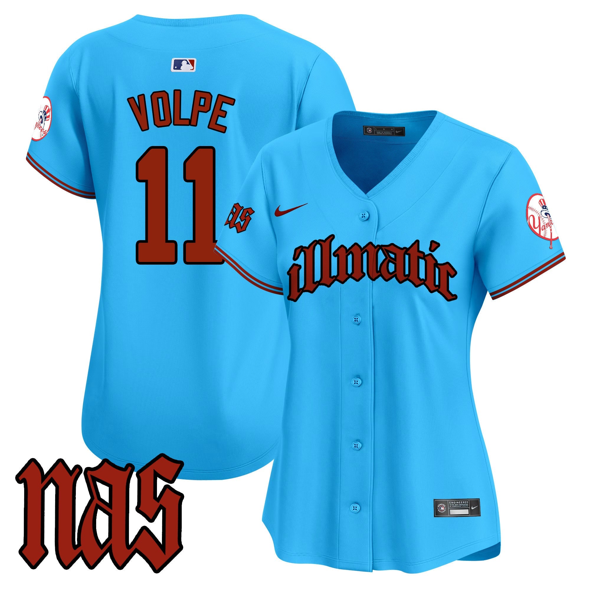 Women’s New York Nas Illmatic Vapor Premier Limited Jersey