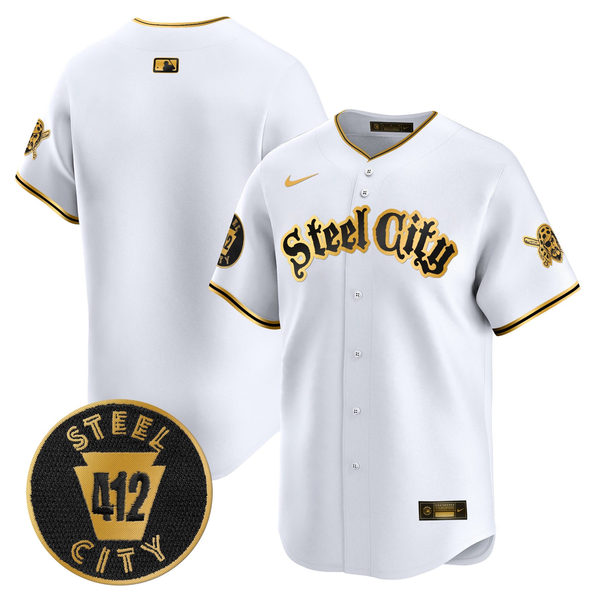 Men’s Pittsburgh 412 Patch Vapor Premier Limited Jersey V5