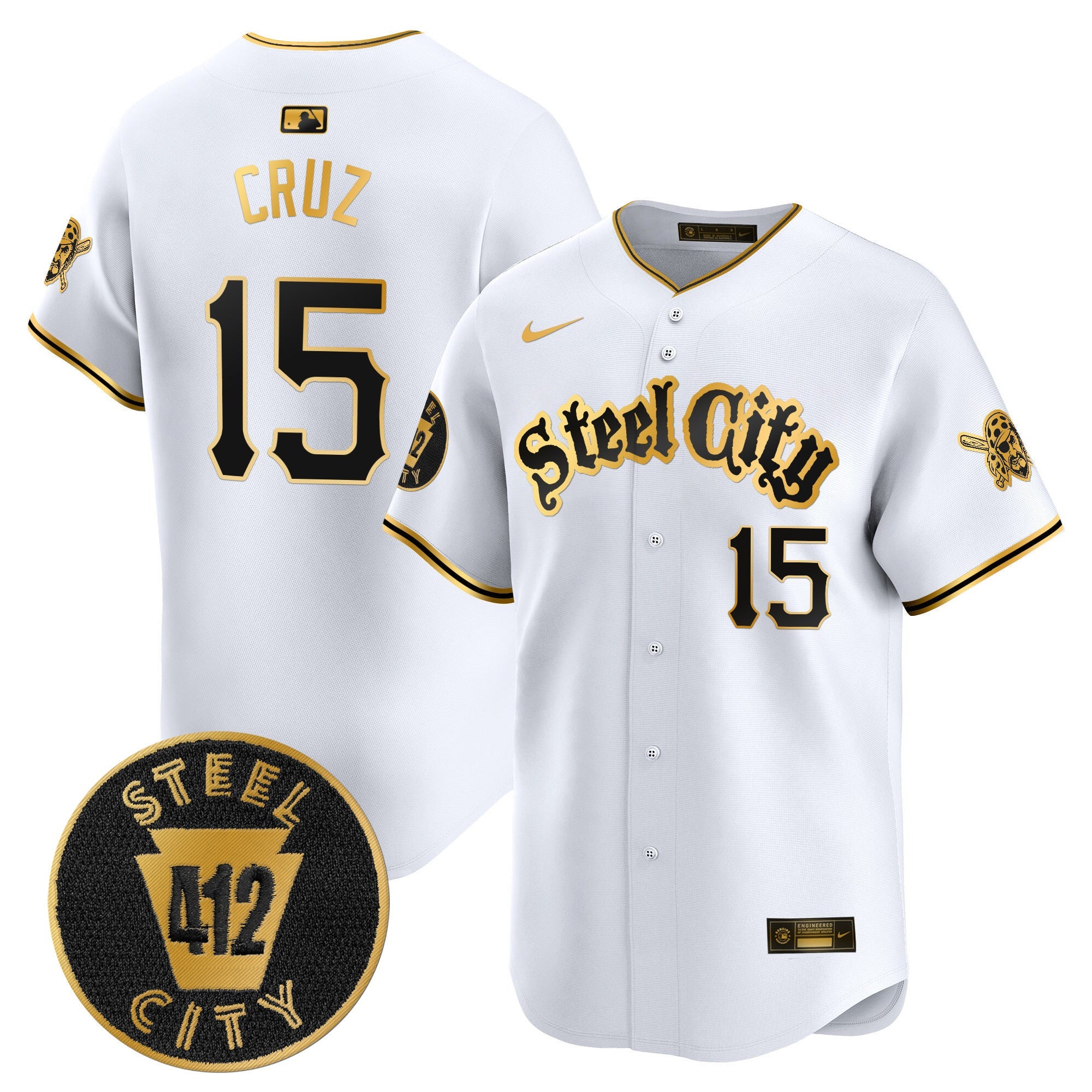 Men’s Pittsburgh 412 Patch Vapor Premier Limited Jersey V5