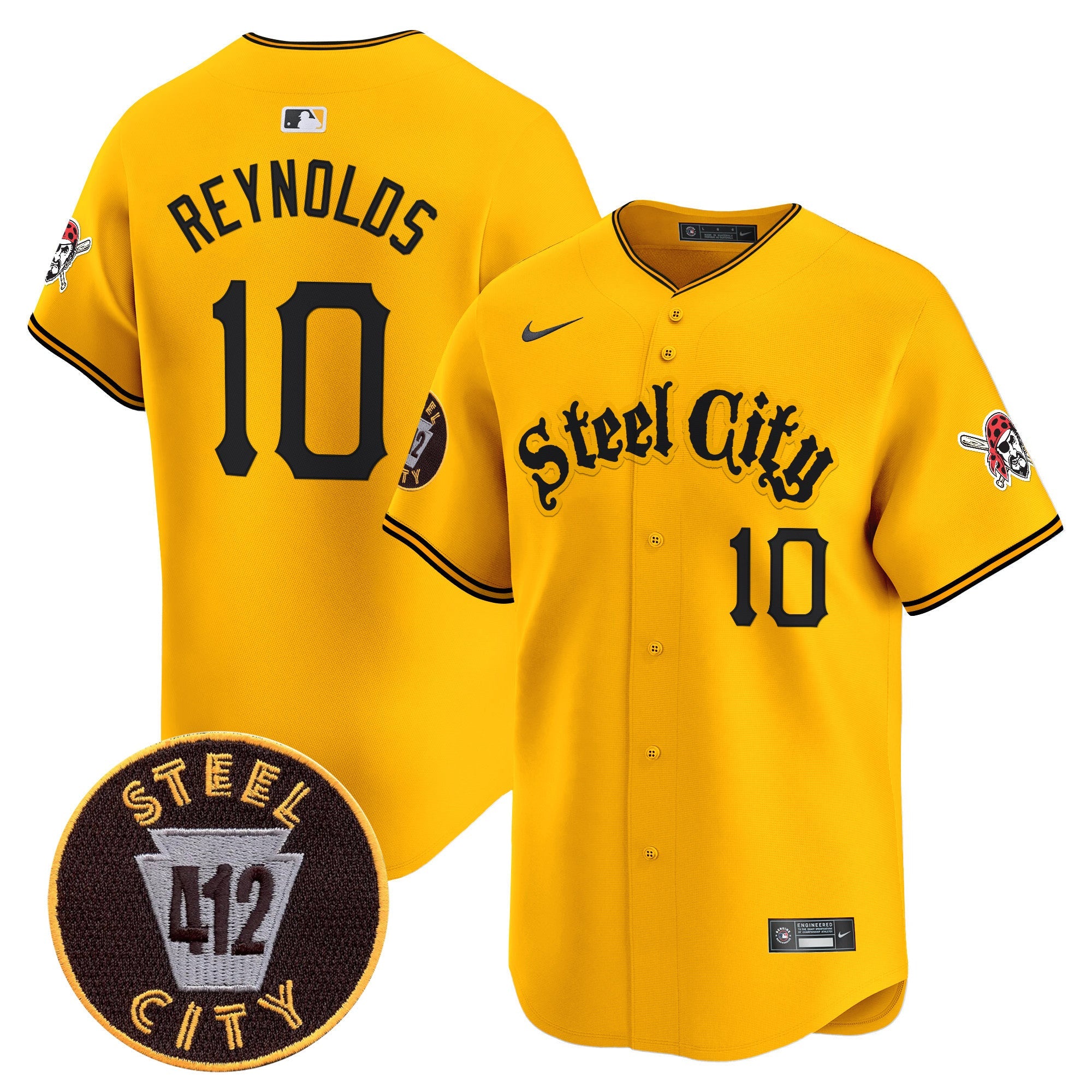 Men’s Pittsburgh 412 Patch Vapor Premier Limited Jersey V5