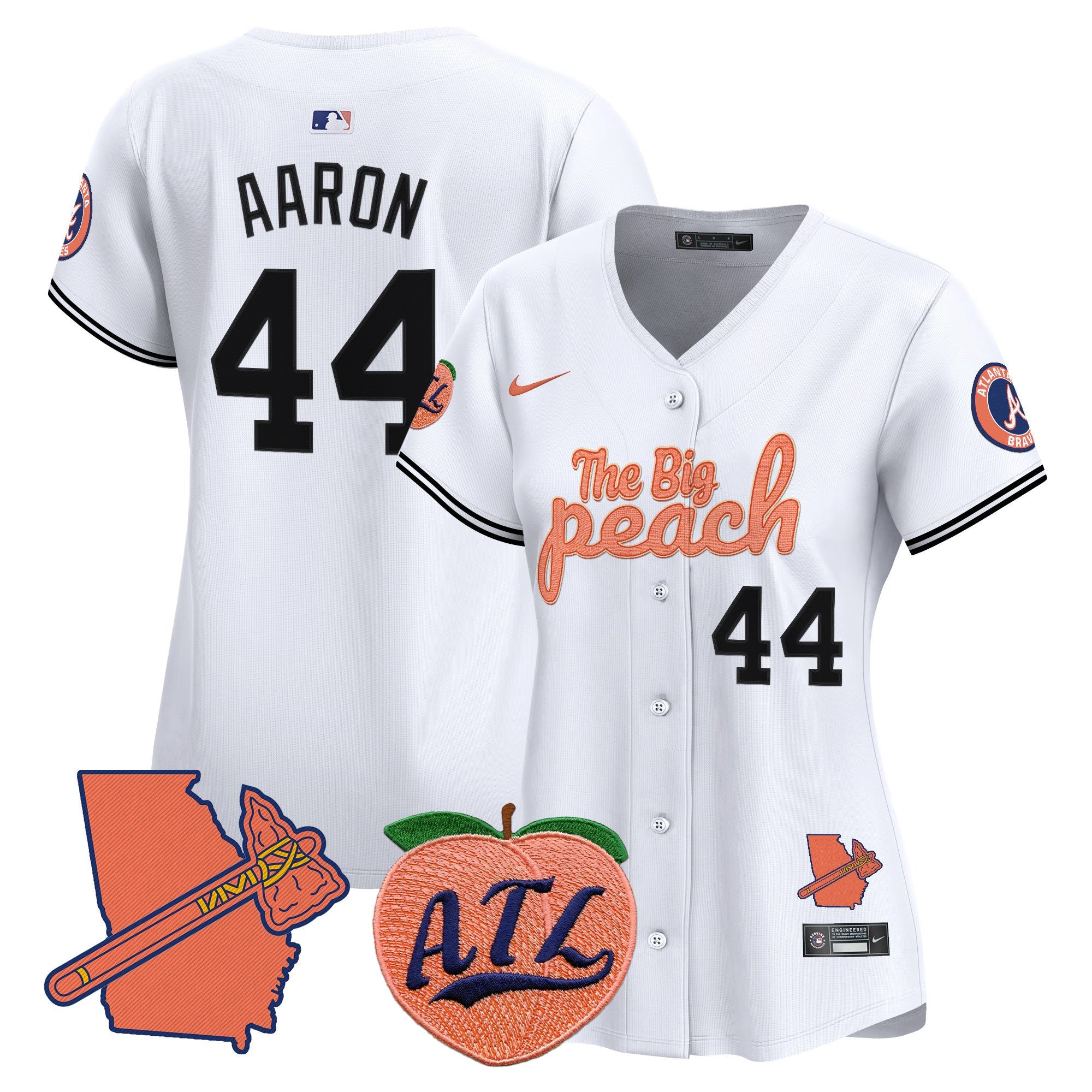 Women’s Atlanta The Big Peach Vapor Premier Limited Jersey
