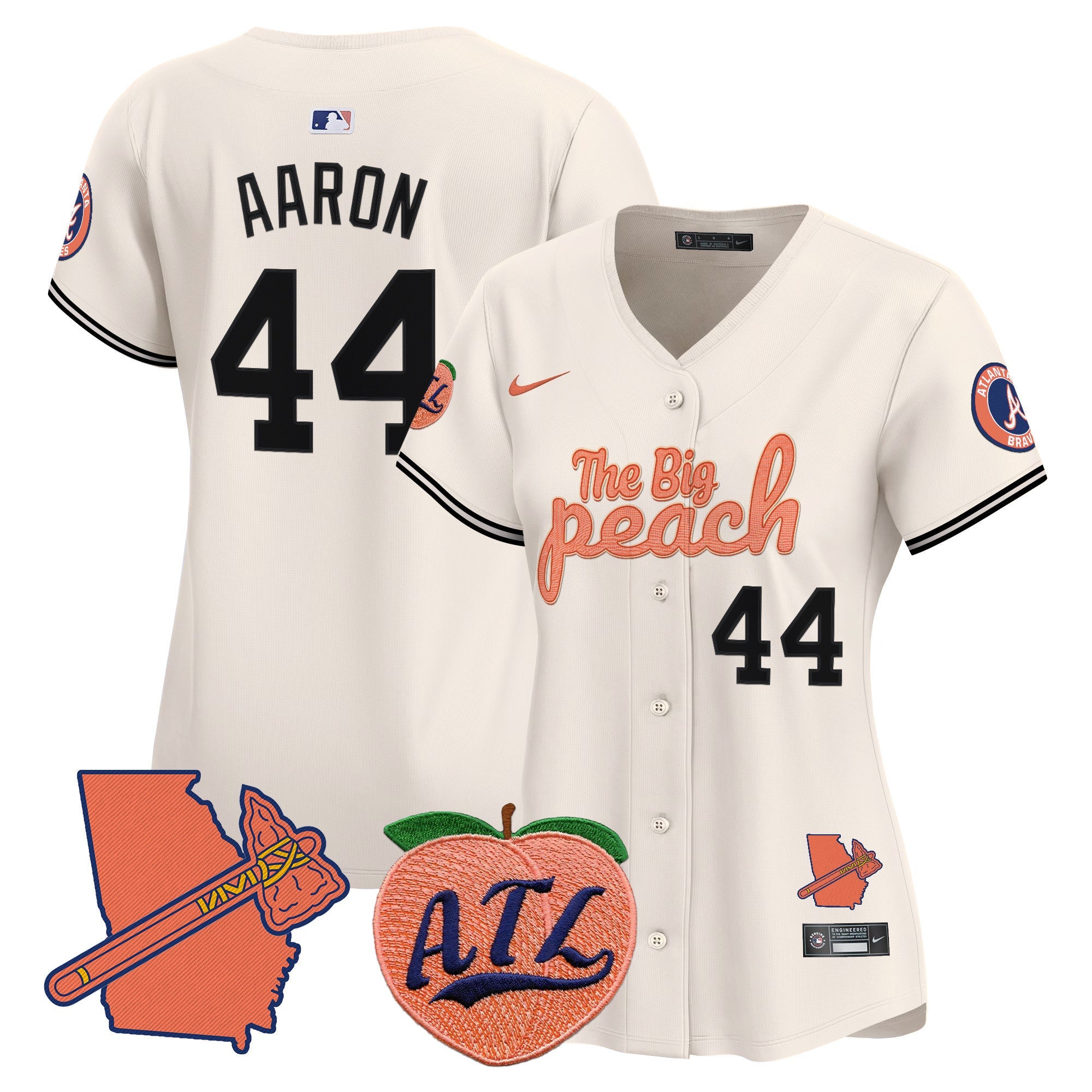 Women’s Atlanta The Big Peach Vapor Premier Limited Jersey