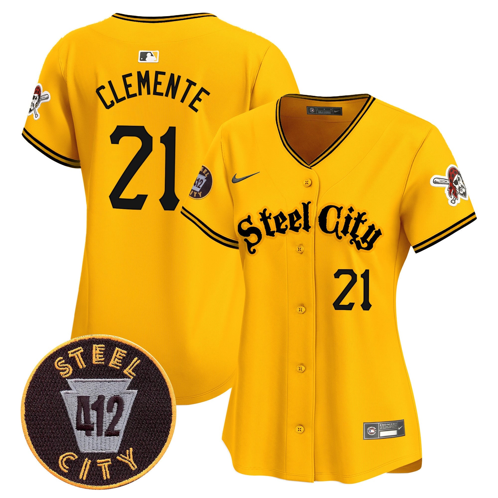 Women’s Pittsburgh 412 Patch Vapor Premier Limited Jersey