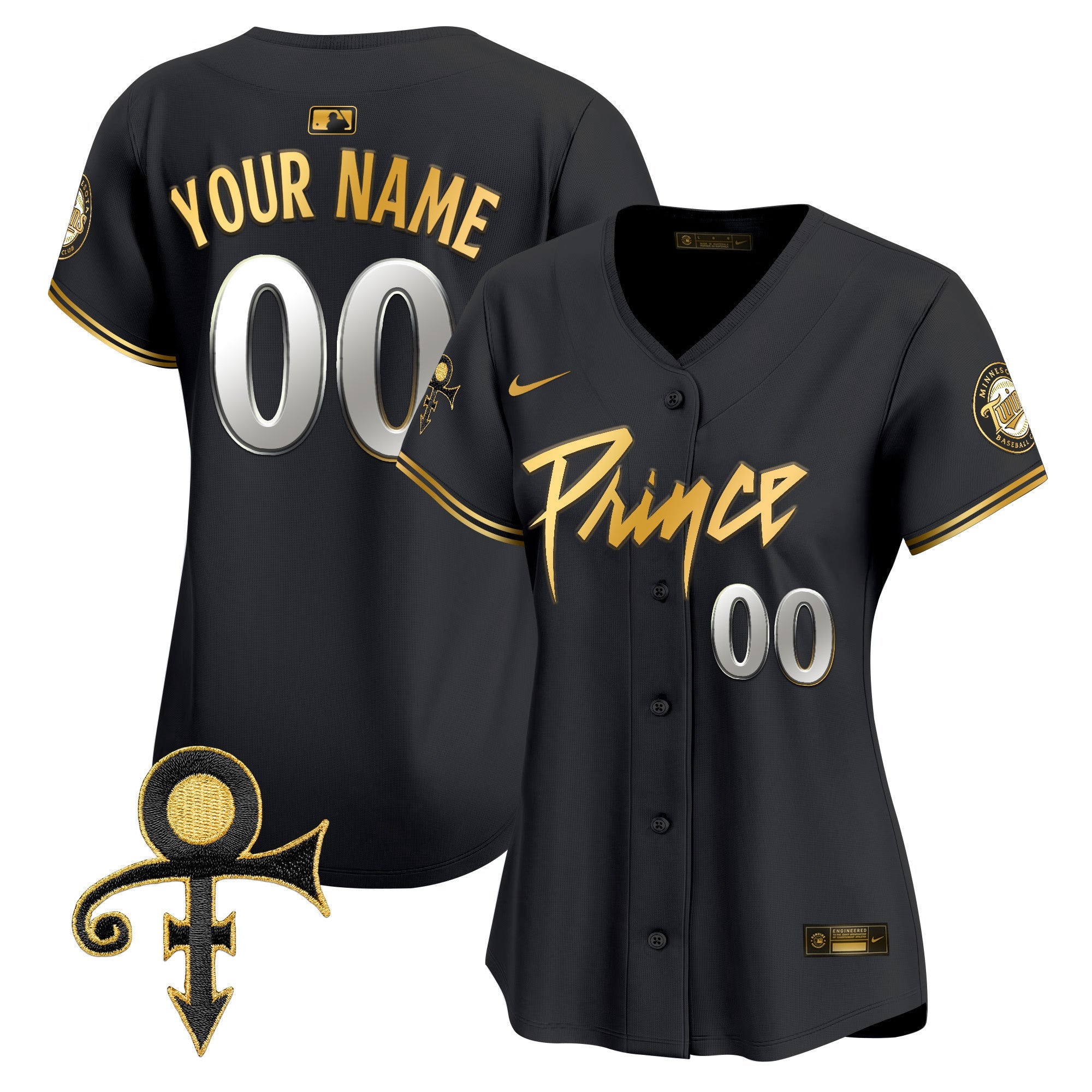 Minnesota Prince Patch Vapor Premier Limited Custom Jersey V4