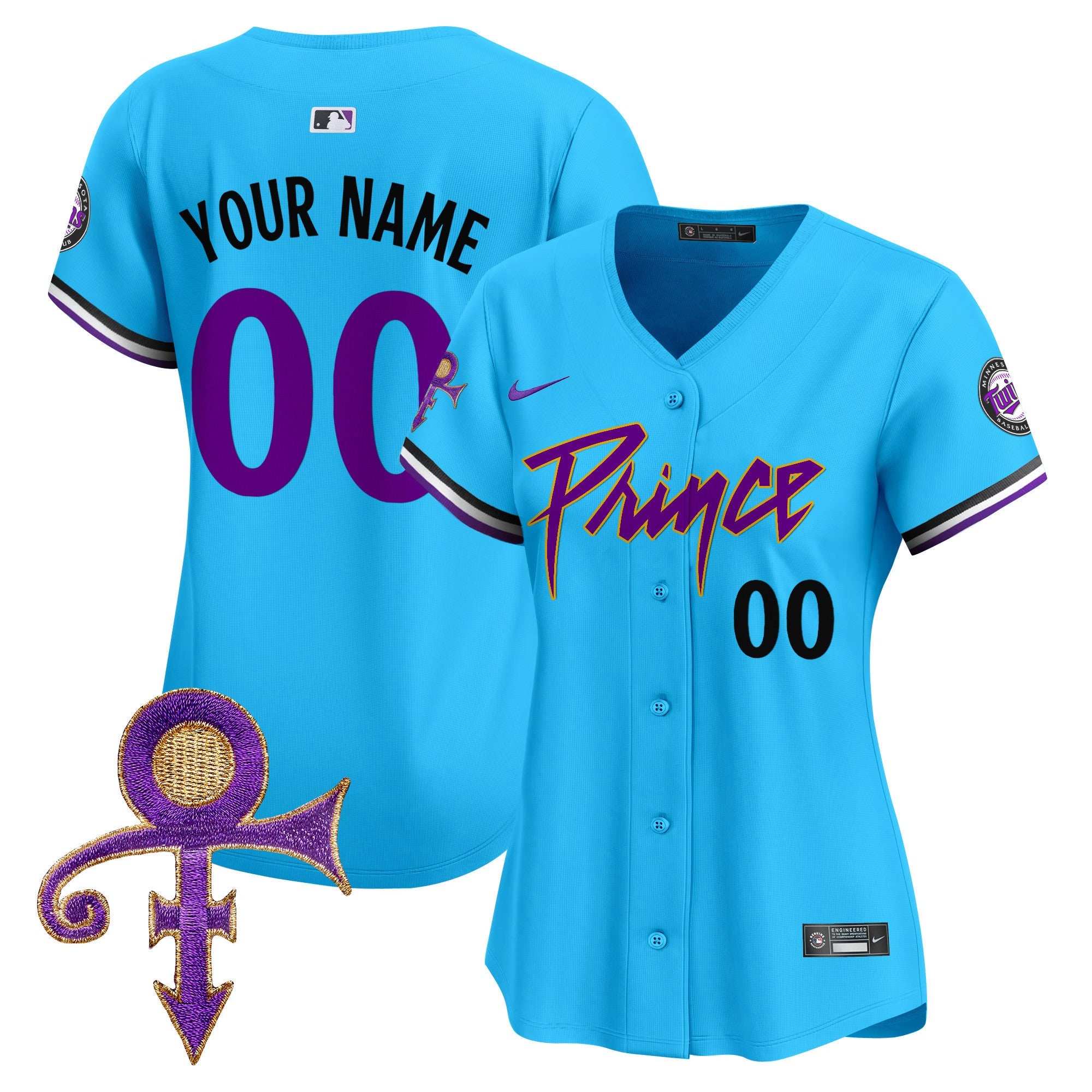 Minnesota Prince Patch Vapor Premier Limited Custom Jersey V4