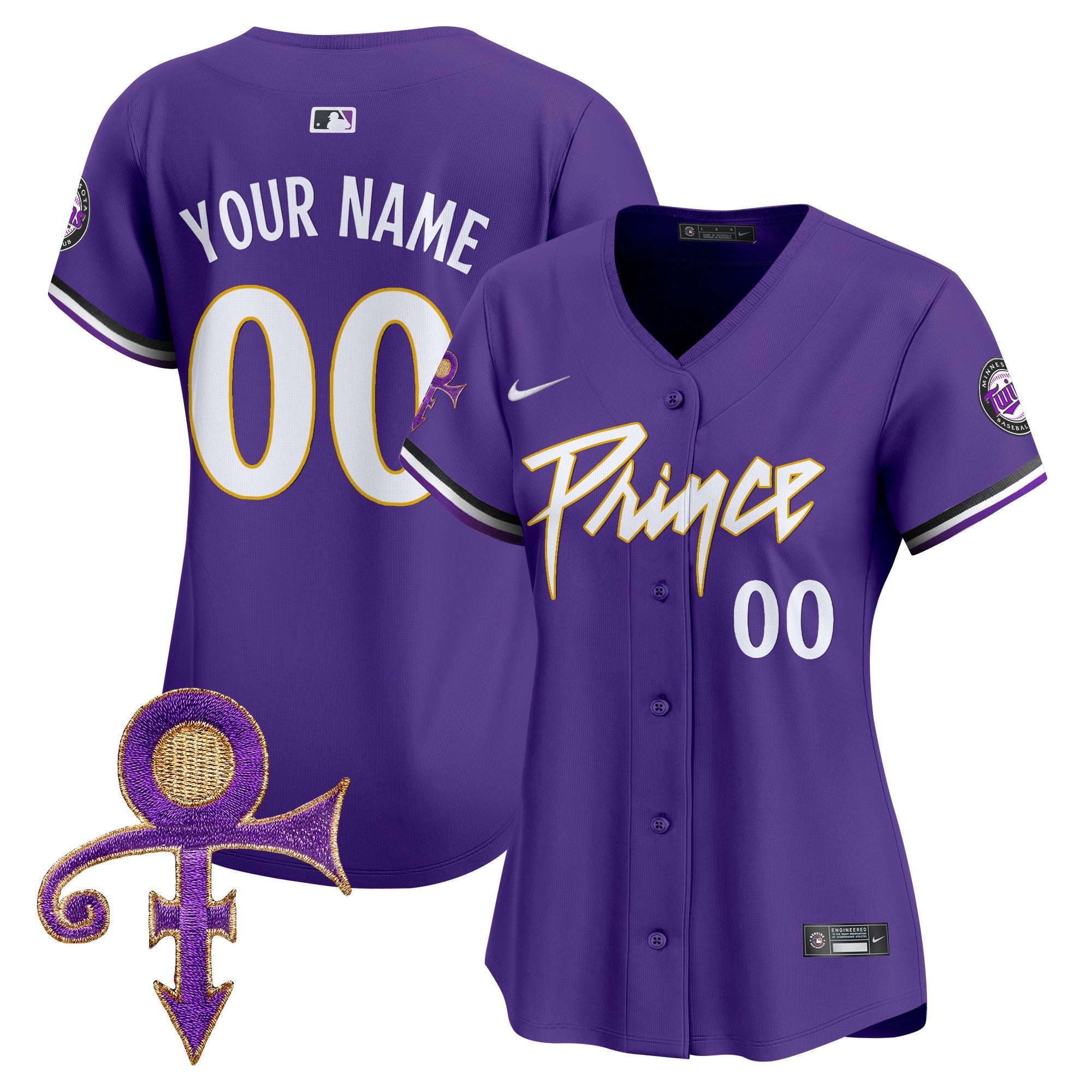 Minnesota Prince Patch Vapor Premier Limited Custom Jersey V4