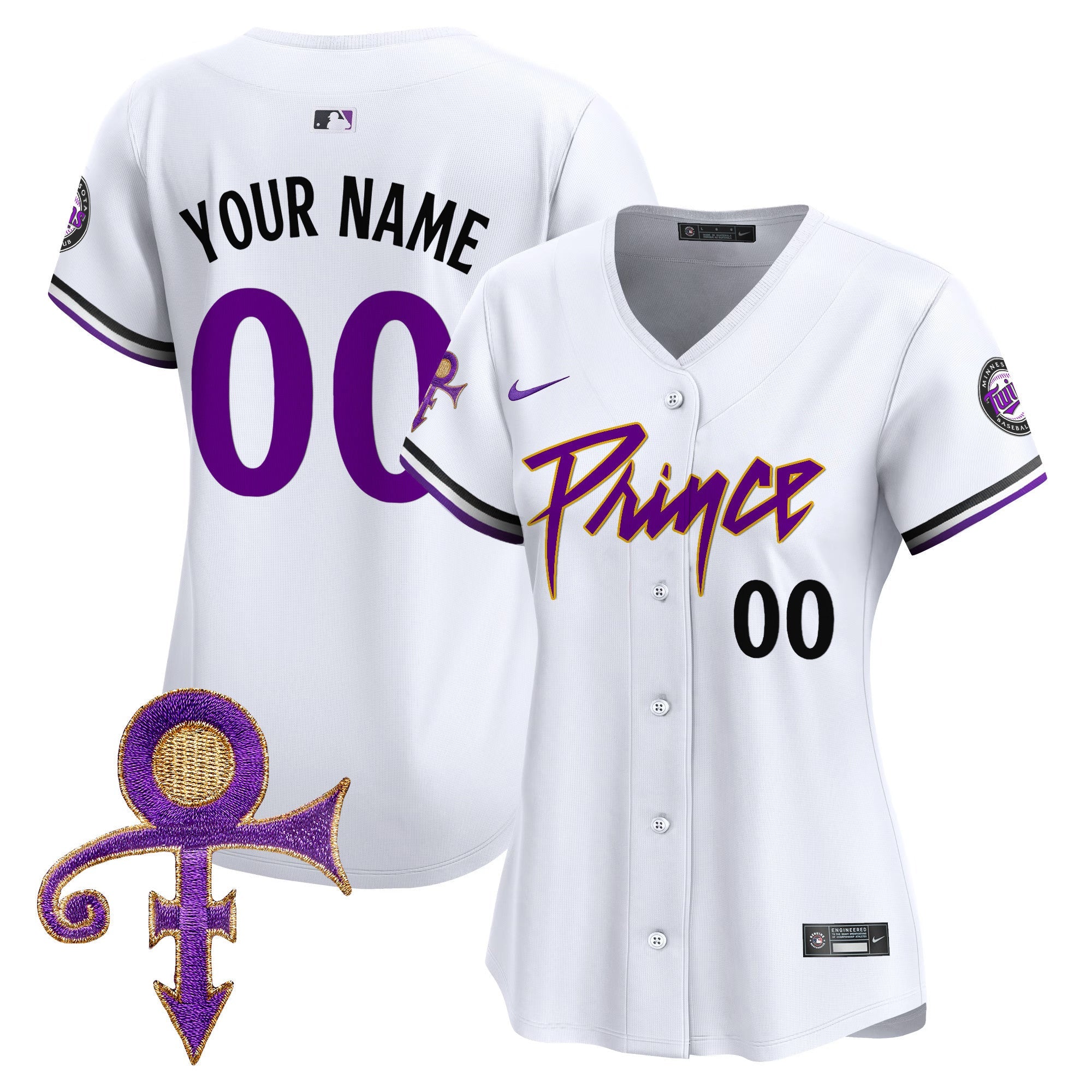 Minnesota Prince Patch Vapor Premier Limited Custom Jersey V4