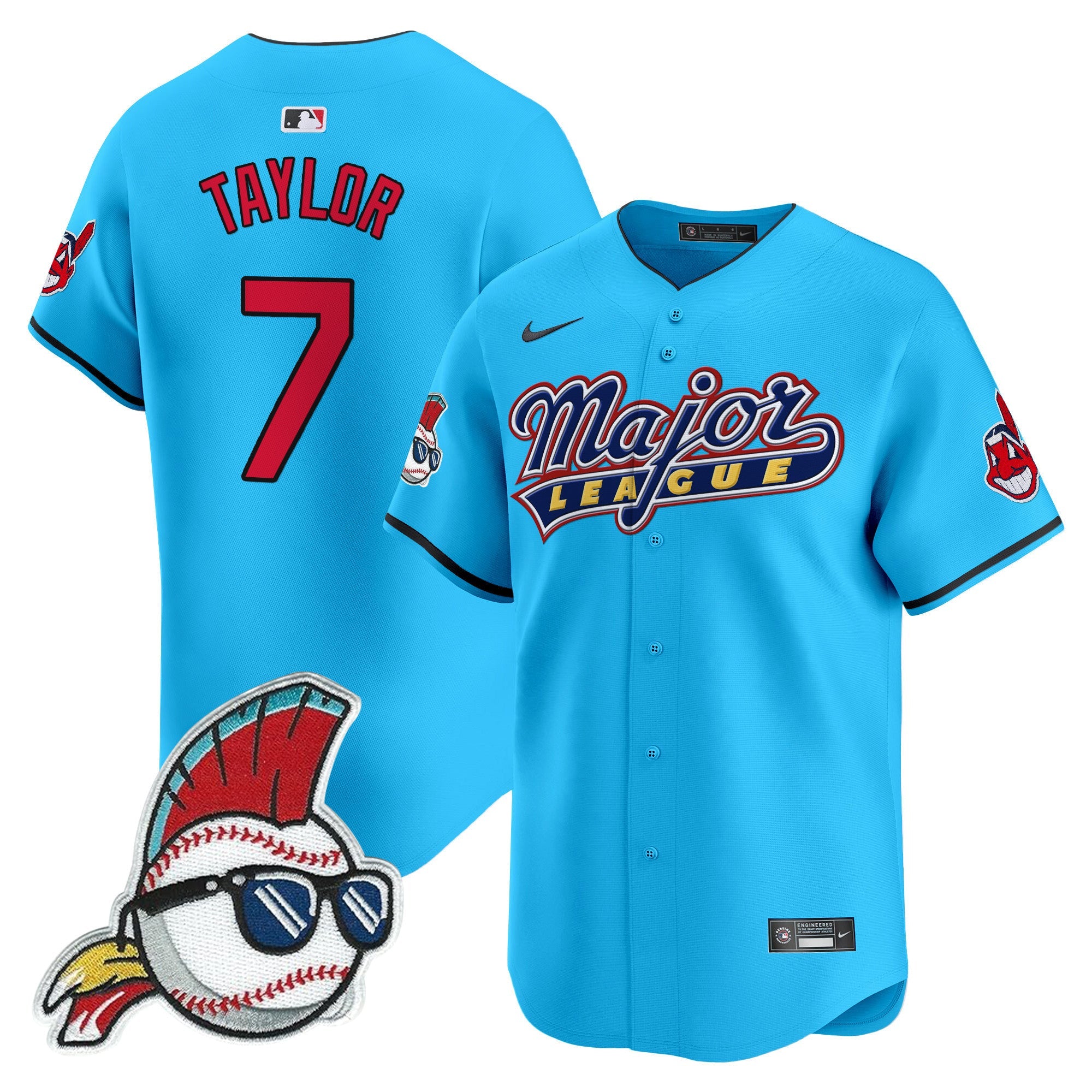 Men’s Cleveland Indians Major League Vapor Premier Limited Jersey