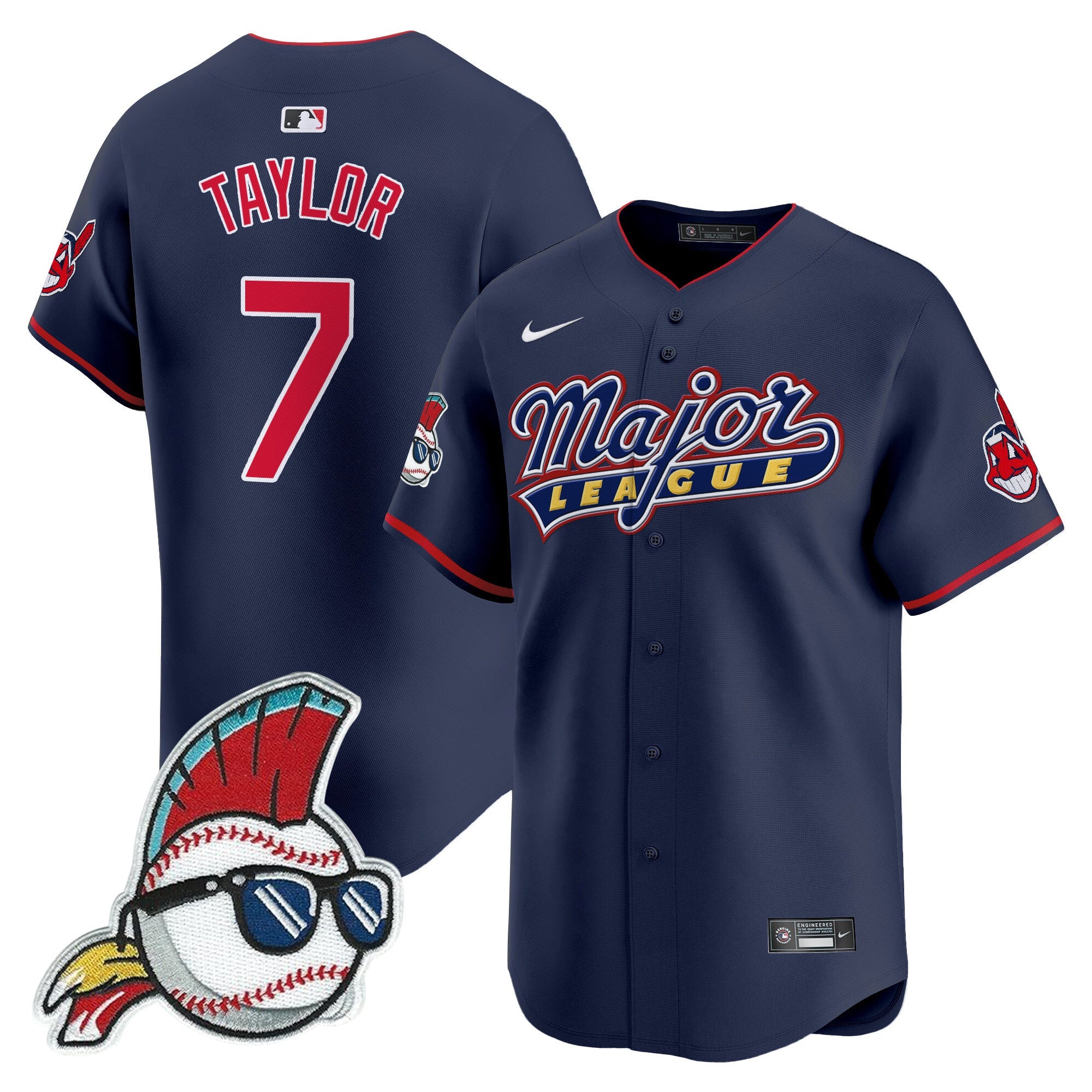 Men’s Cleveland Indians Major League Vapor Premier Limited Jersey