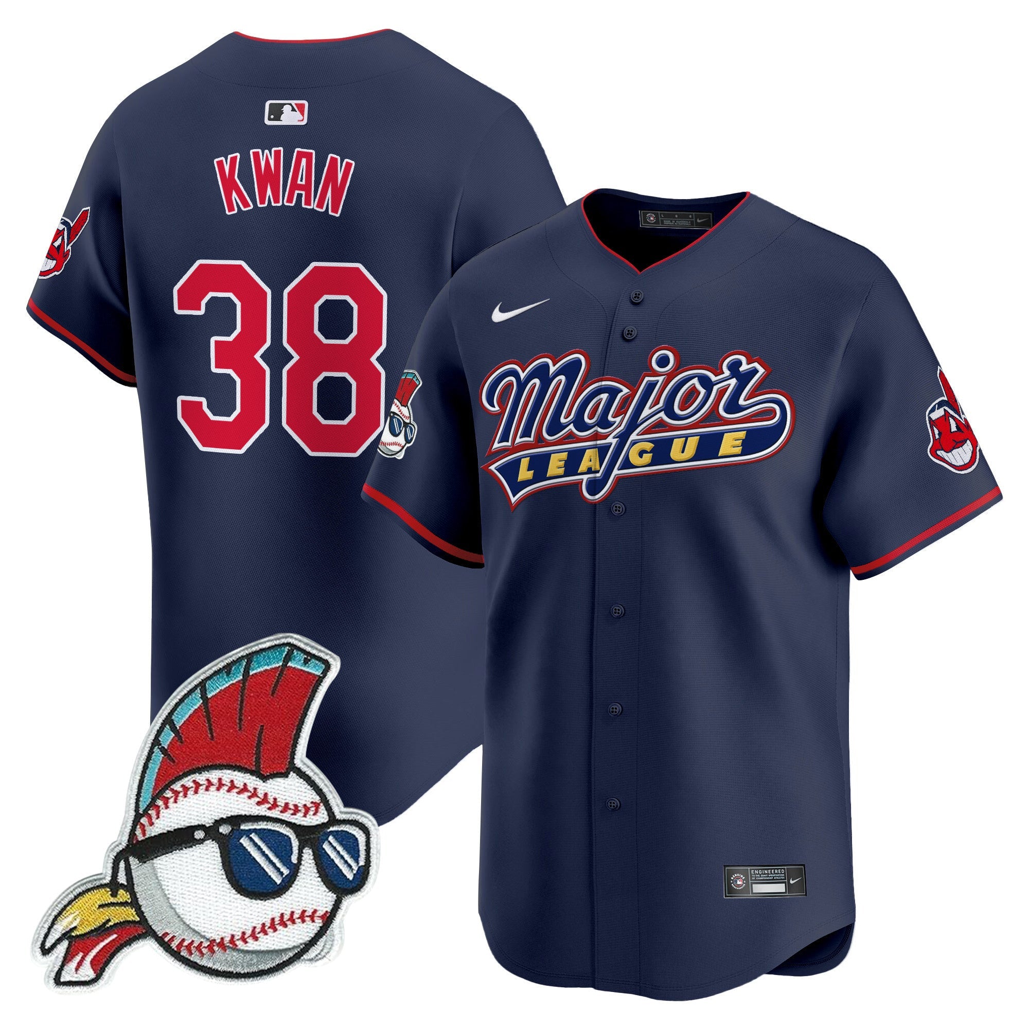 Men’s Cleveland Indians Major League Vapor Premier Limited Jersey