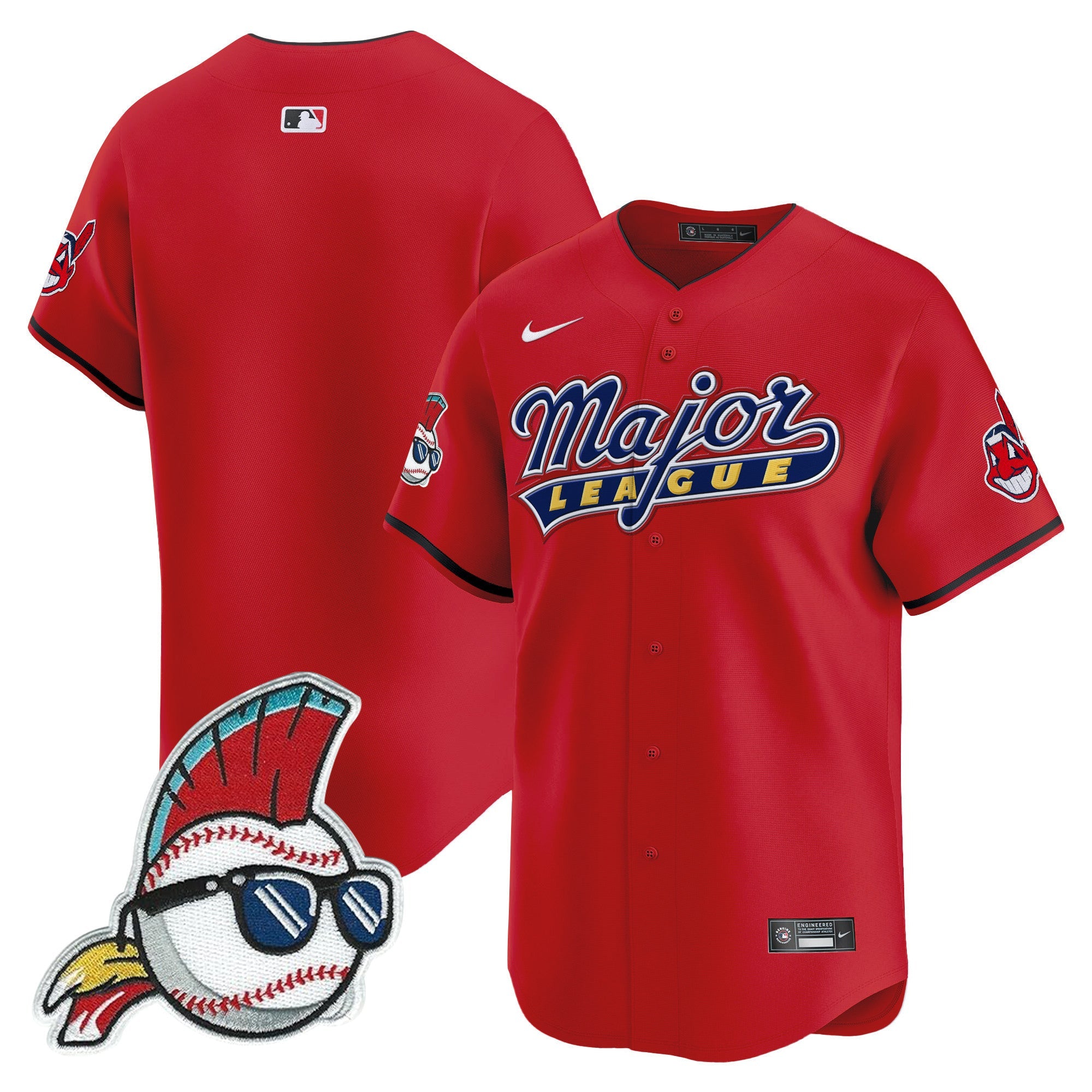 Men’s Cleveland Indians Major League Vapor Premier Limited Jersey