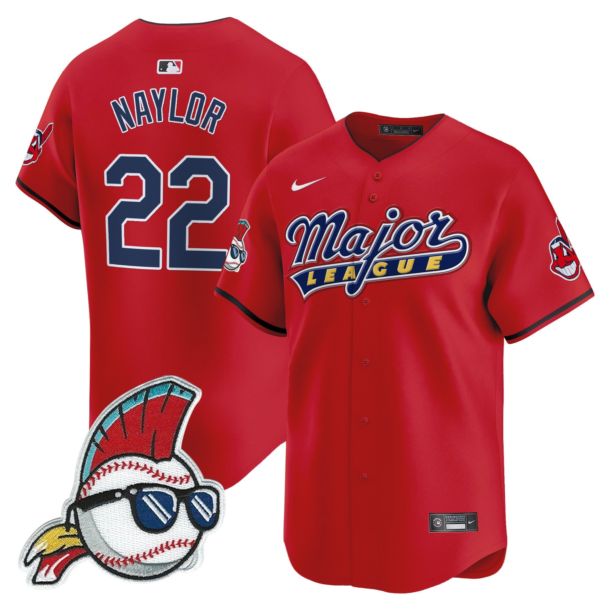 Men’s Cleveland Indians Major League Vapor Premier Limited Jersey